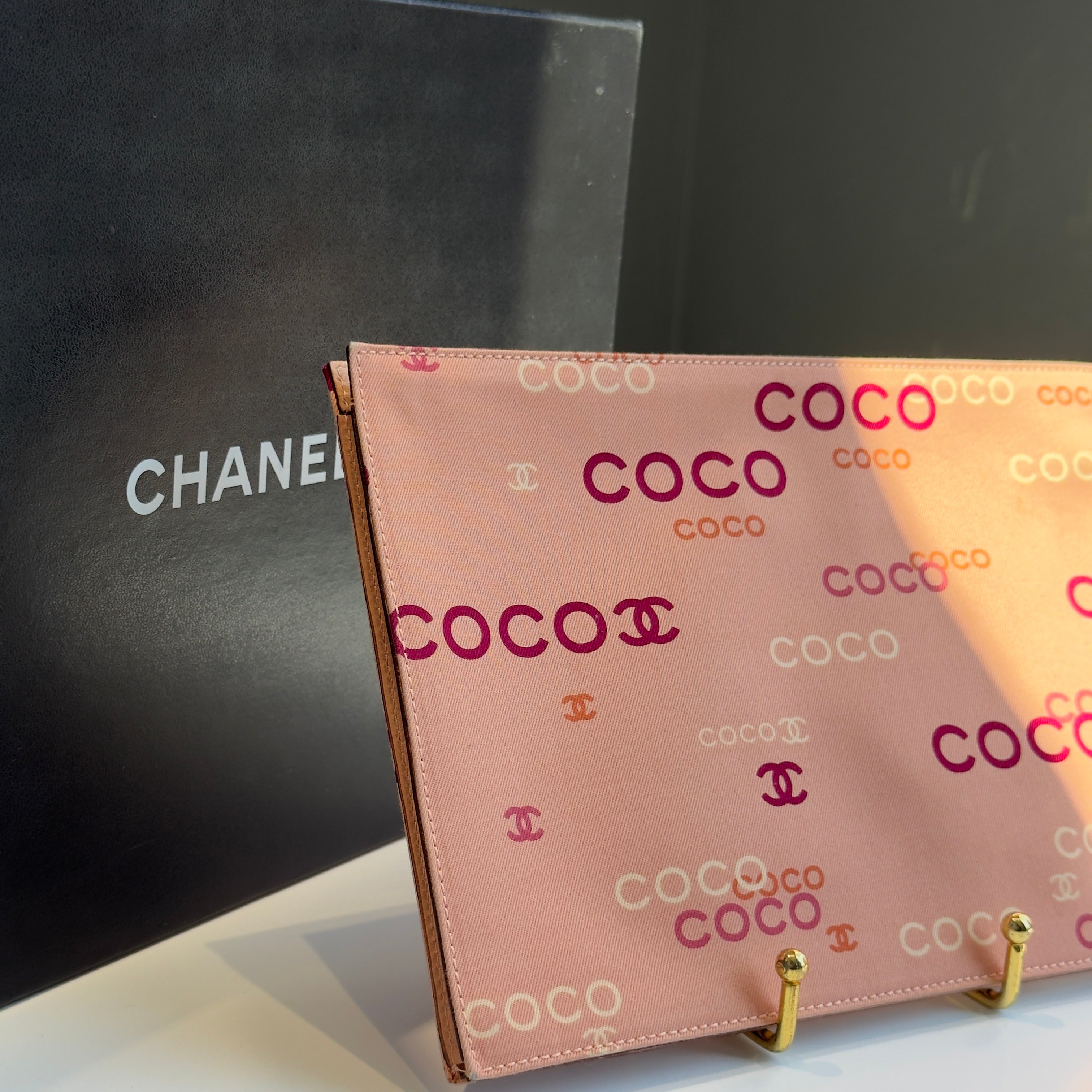 Chanel 2002-2003 Canvas Coco Chain Pochette Handbag - Queen May