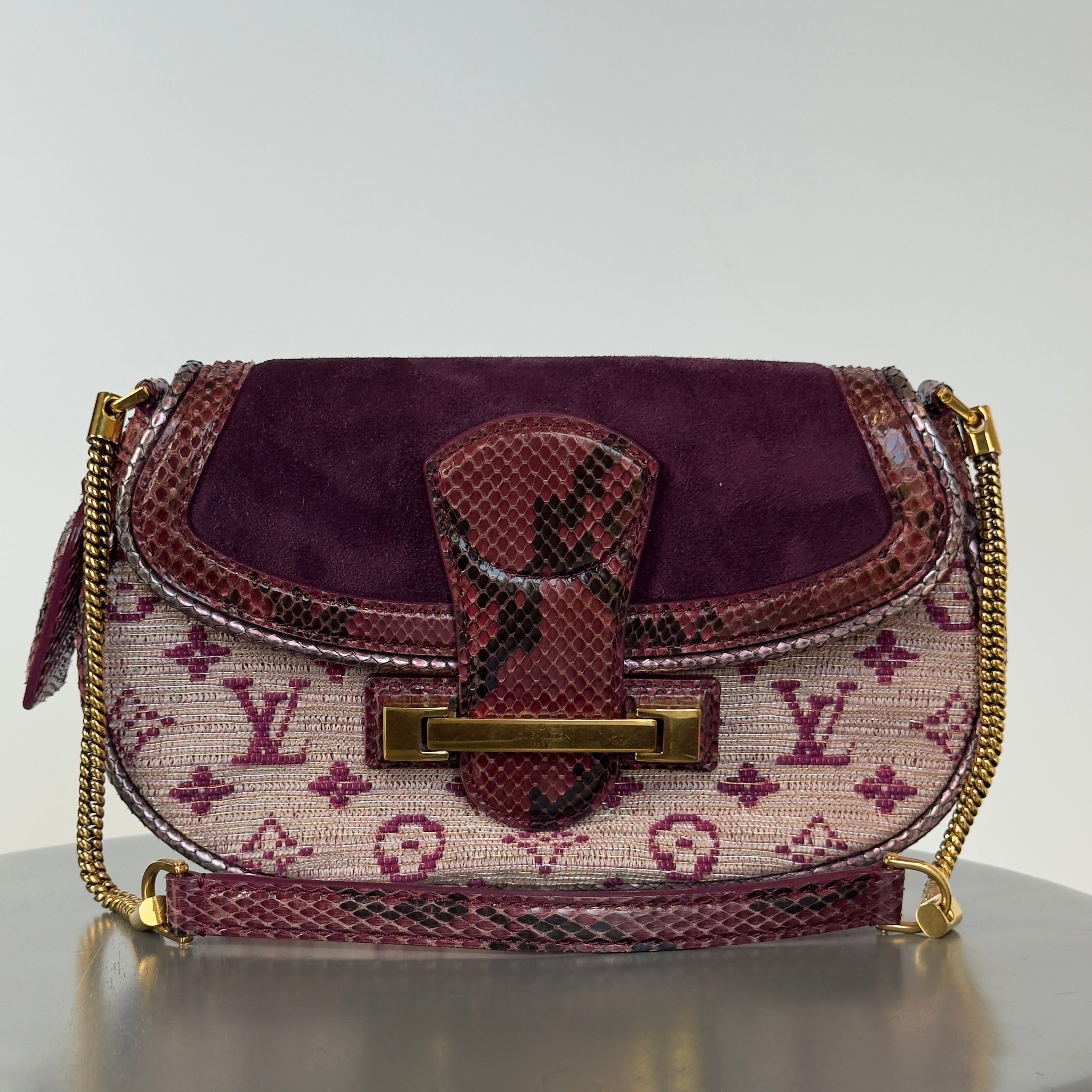 Rare Louis Vuitton Python Monogram Empire Levant - Queen May