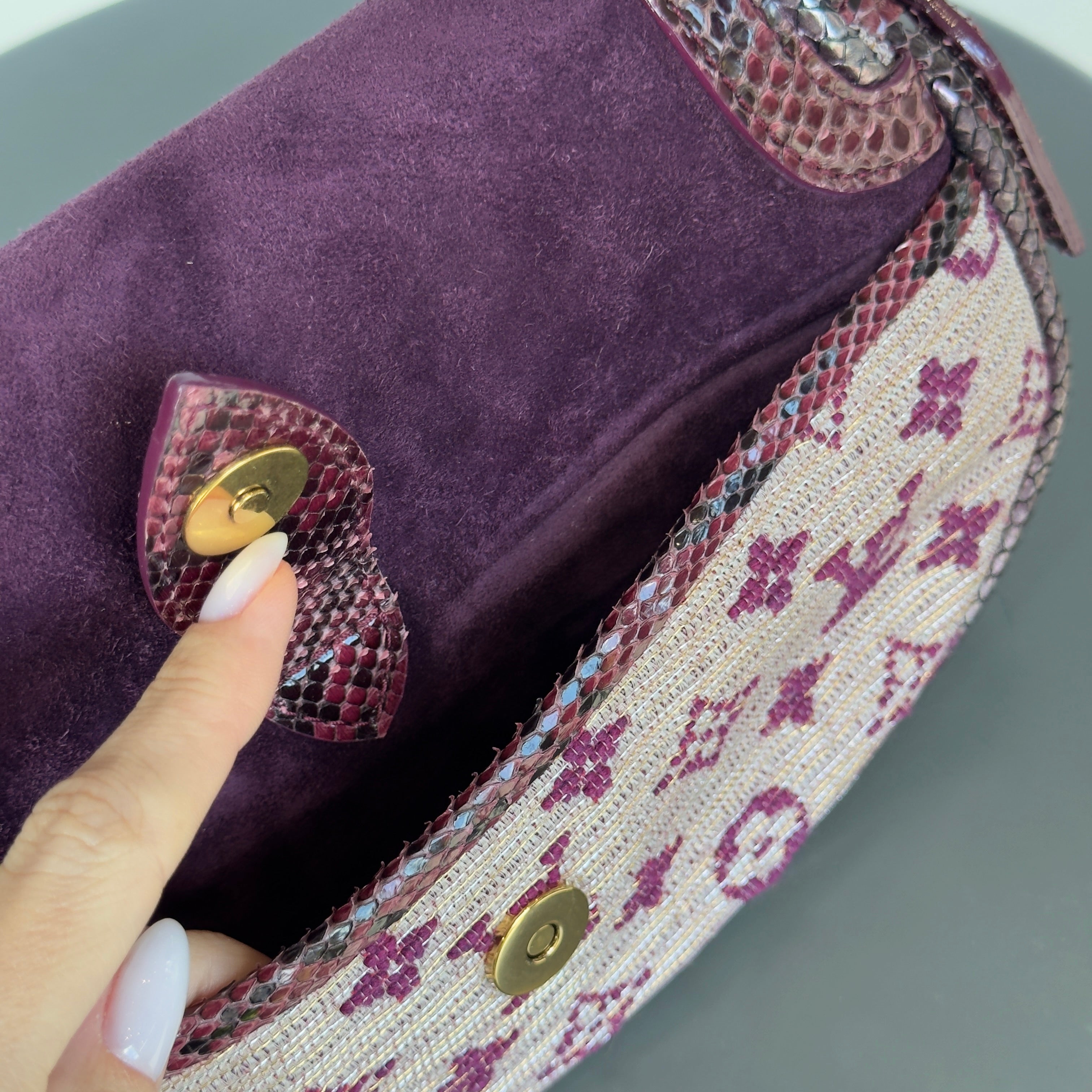 Rare Louis Vuitton Python Monogram Empire Levant - Queen May