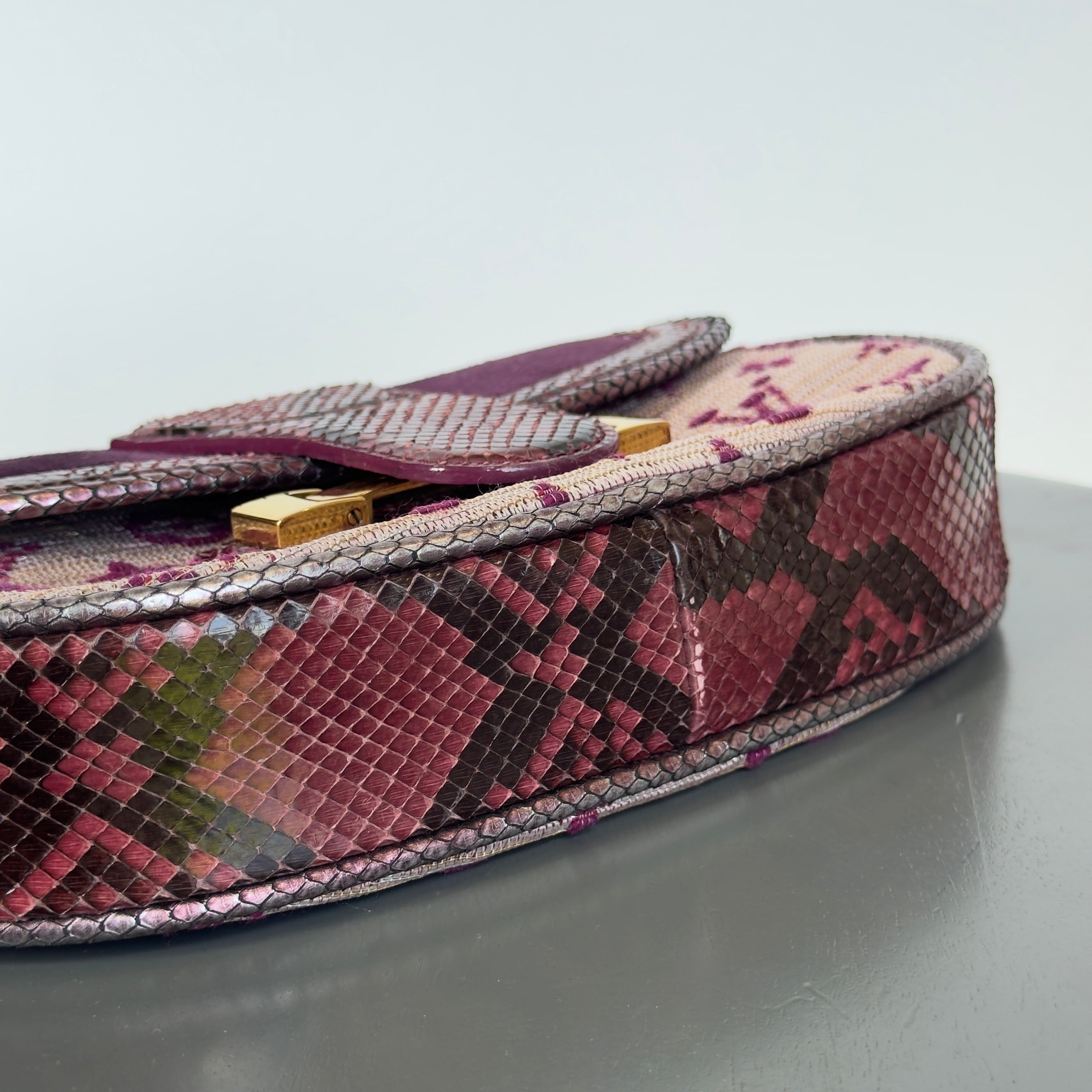 Rare Louis Vuitton Python Monogram Empire Levant - Queen May
