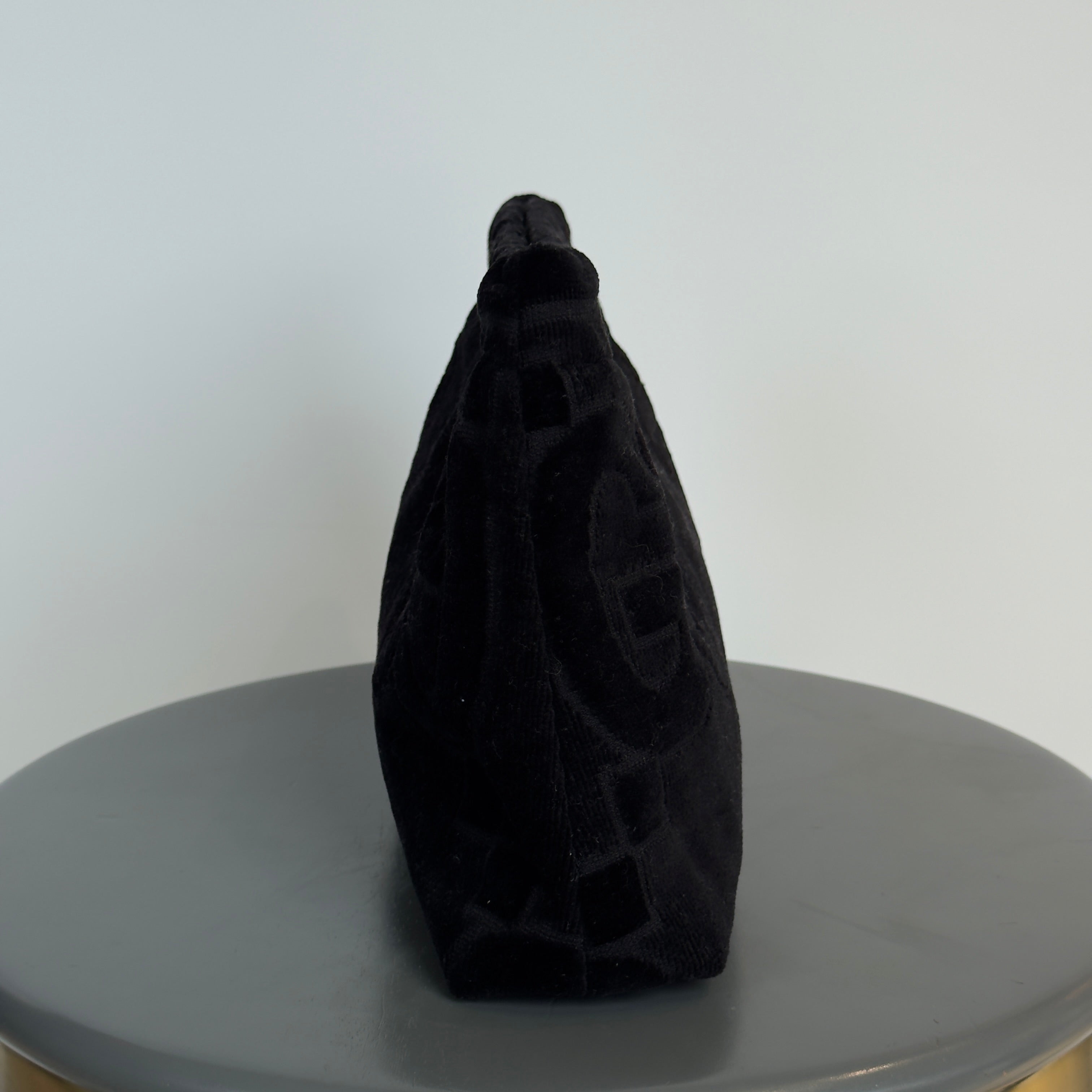 Lady Cuir x Queen May The “Ciao Bella” Towel Clutch Black - Queen May