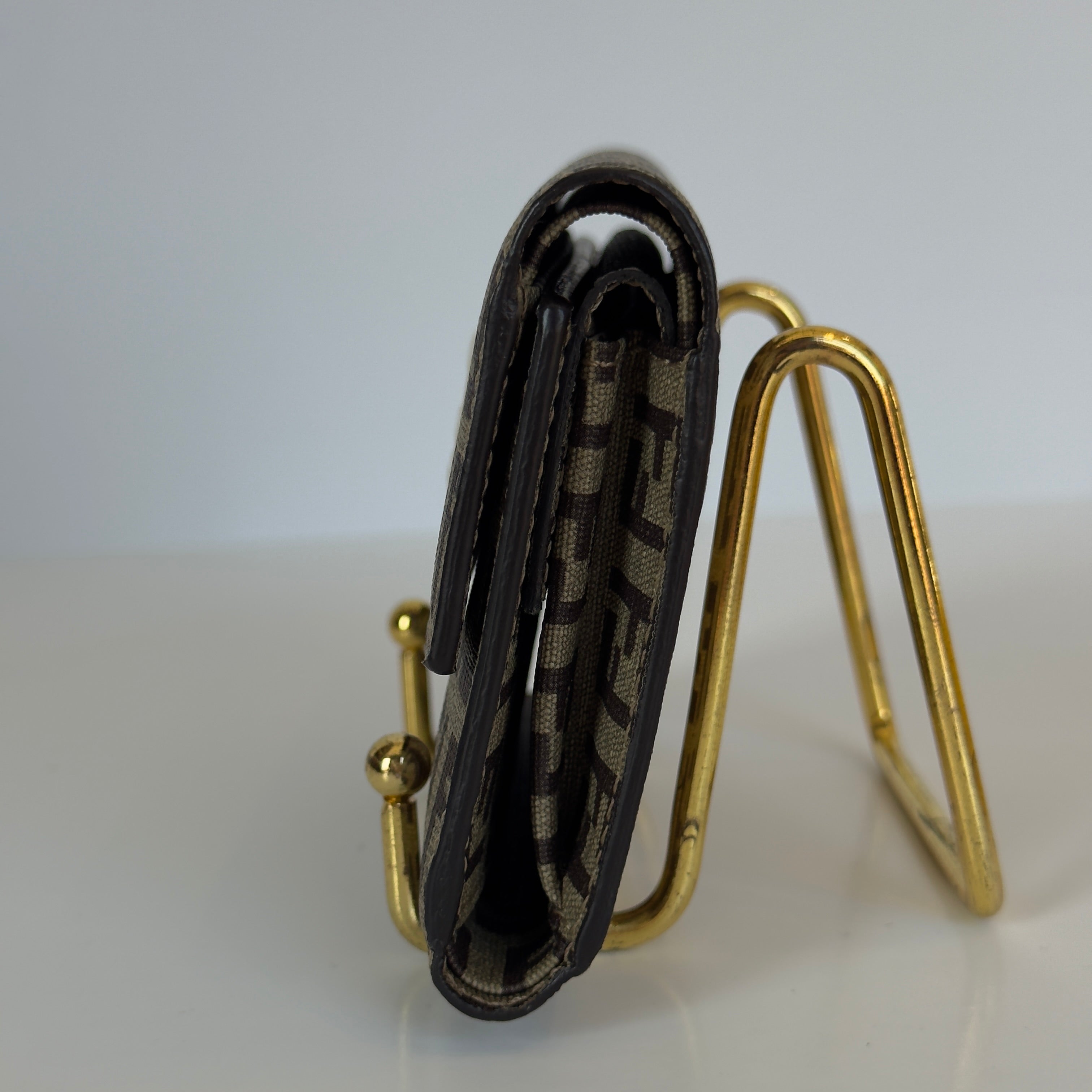 Fendi Zucca Tri Fold Wallet - Queen May
