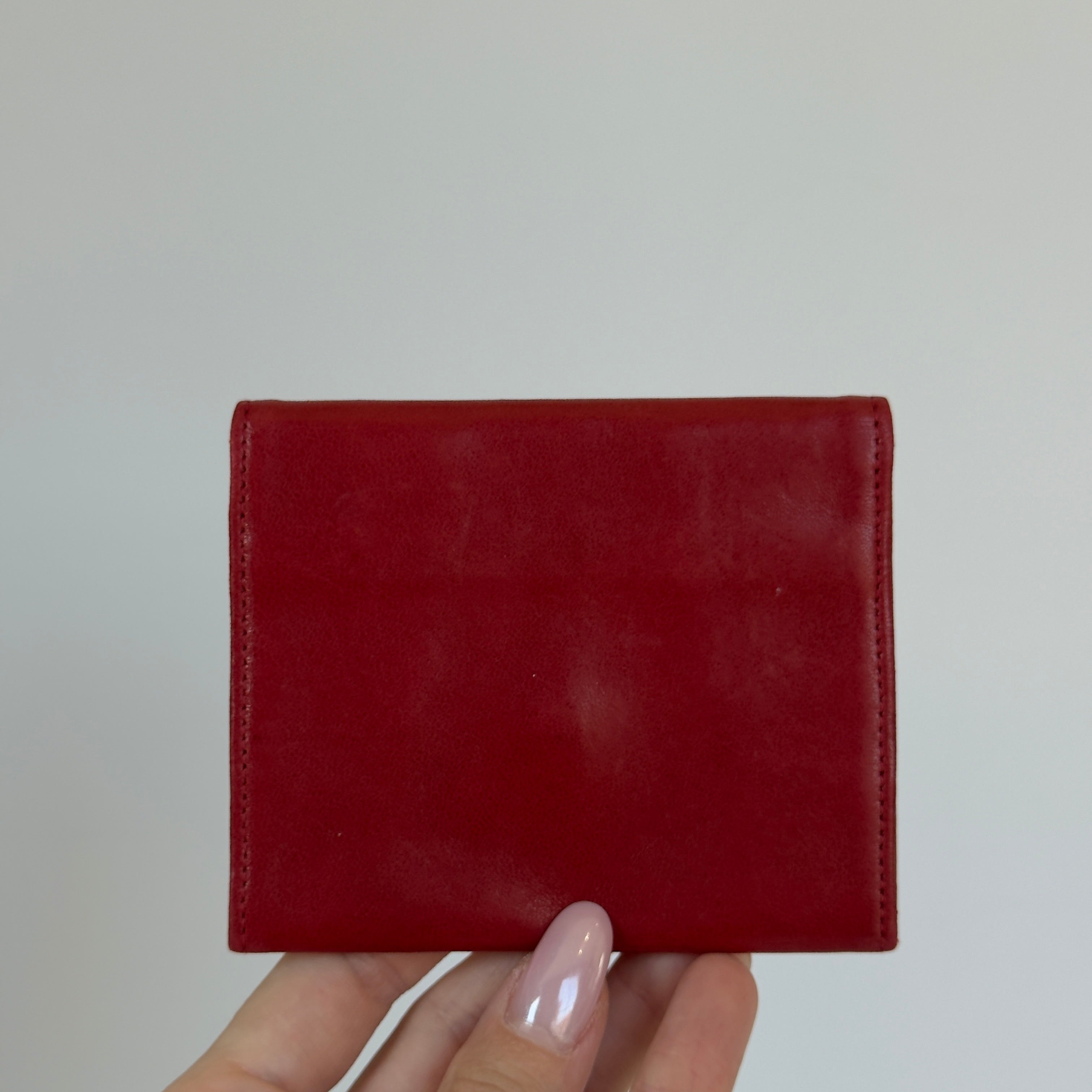 Chanel Red Lambskin Wallet - Queen May