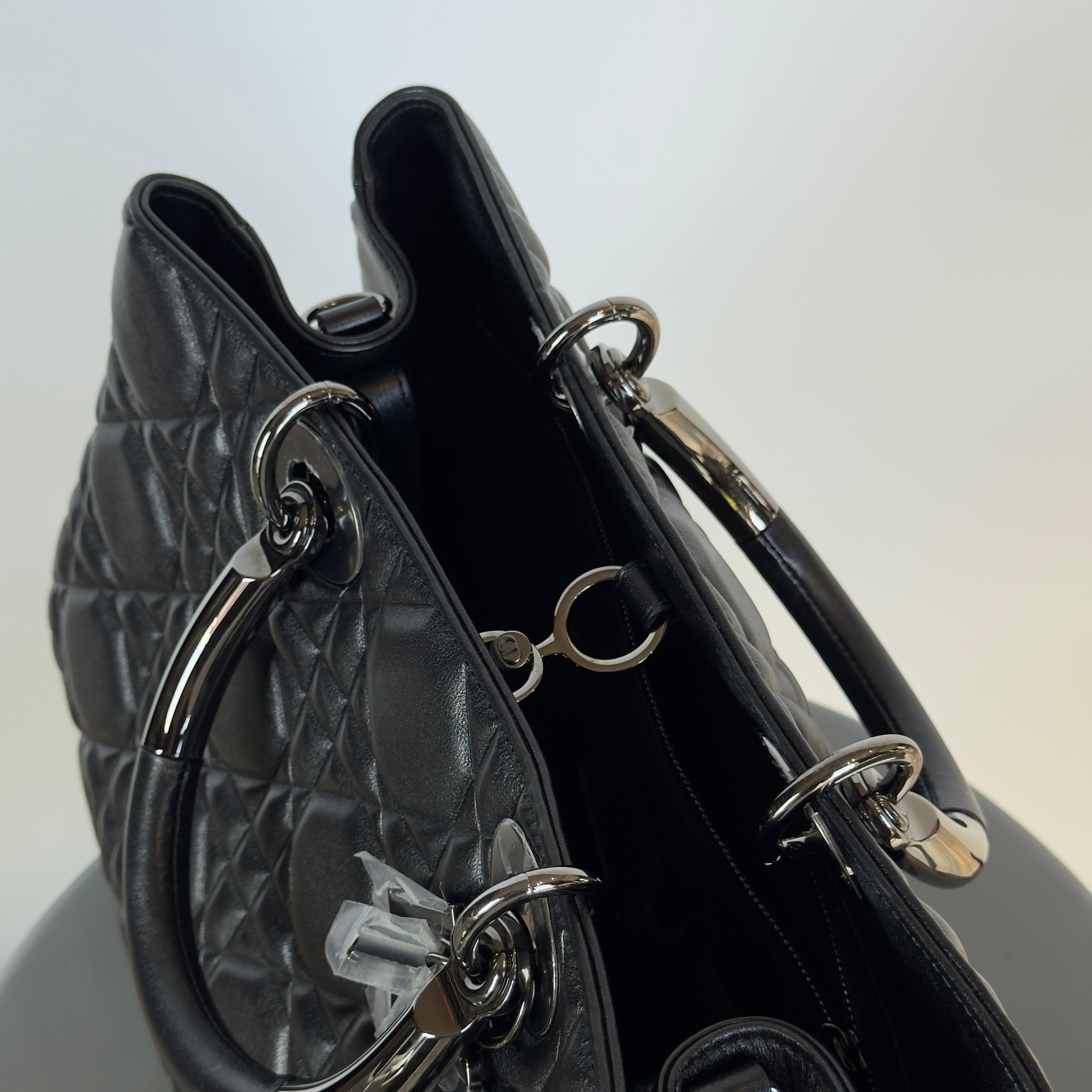 Christian Dior Lady 95.22 Bag Cannage Embossed Leather Large - Queen May