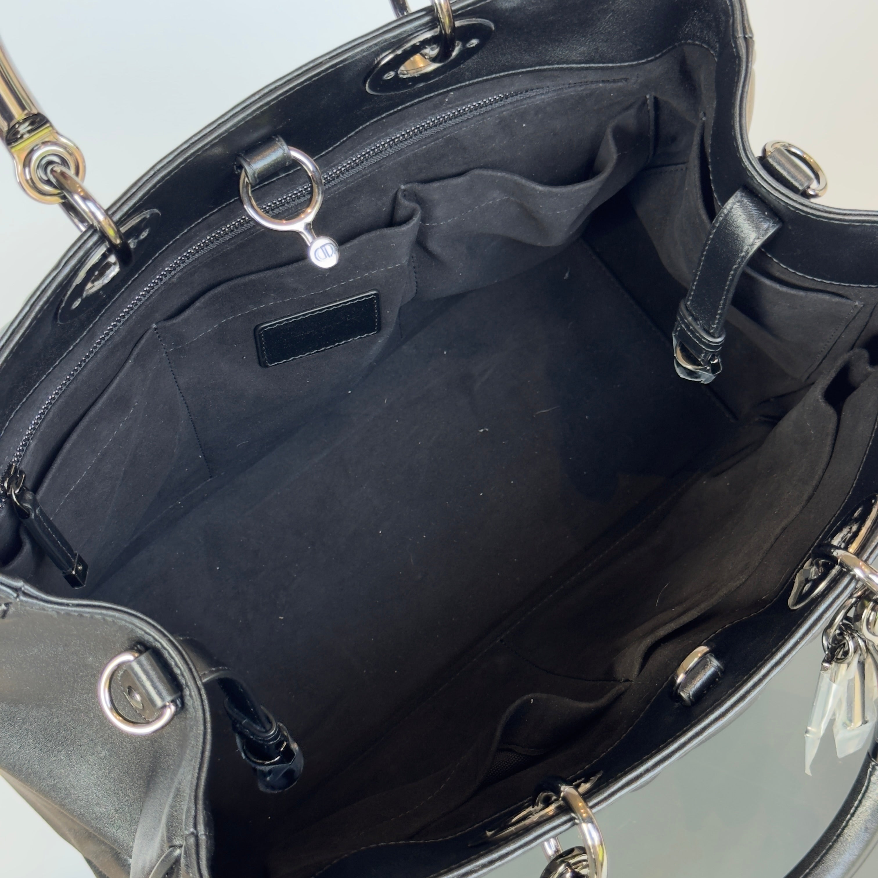 Christian Dior Lady 95.22 Bag Cannage Embossed Leather Large - Queen May