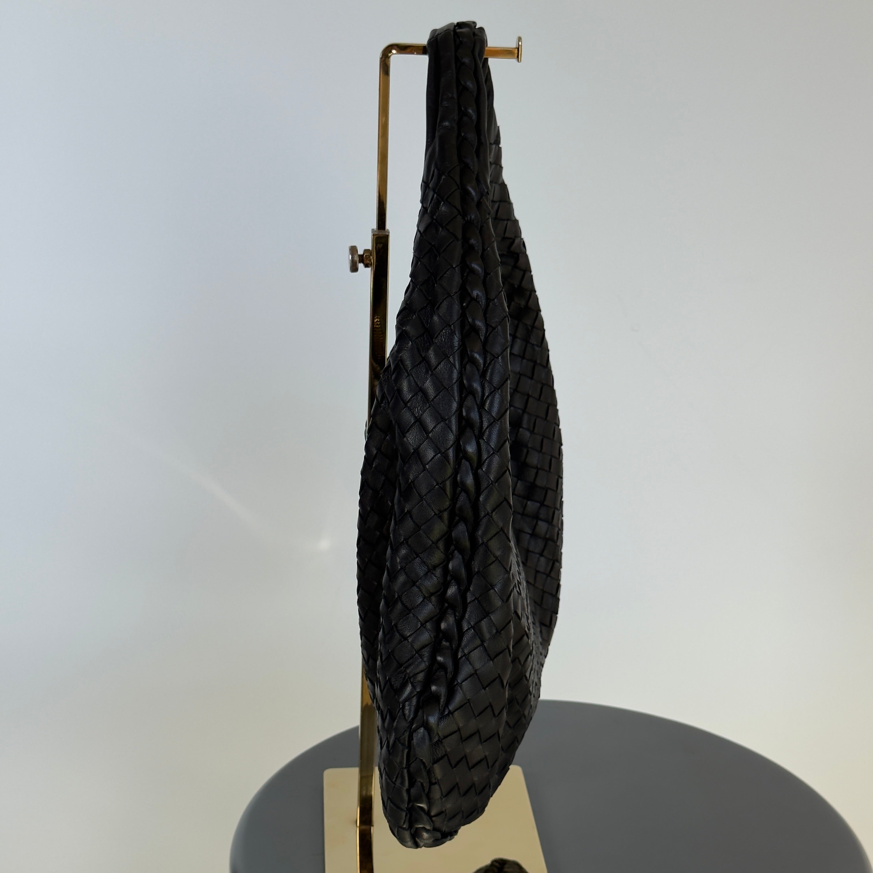 Bottega Veneta Intrecciato Hobo Black - Queen May