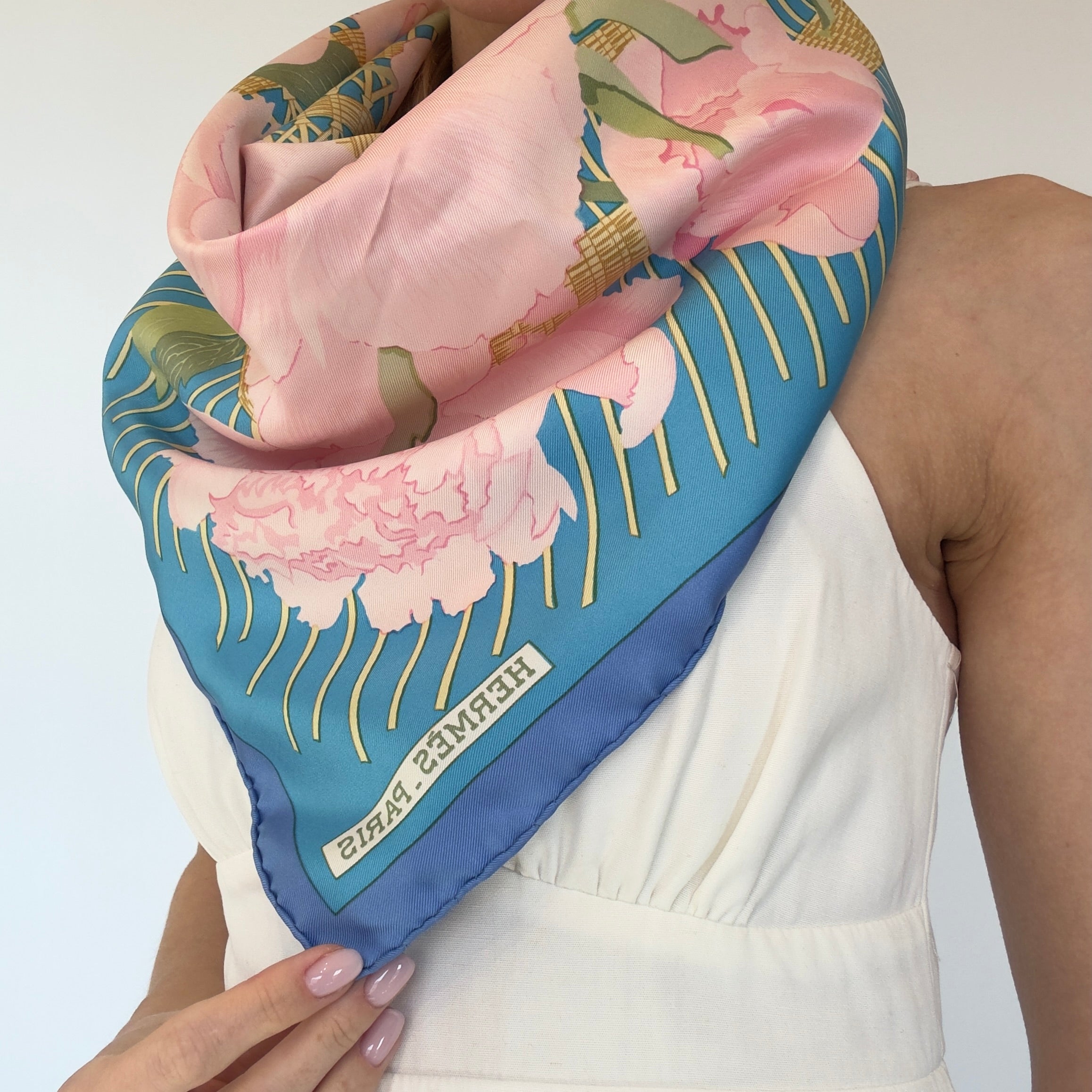 Hermes Pivoines Scarf - Queen May