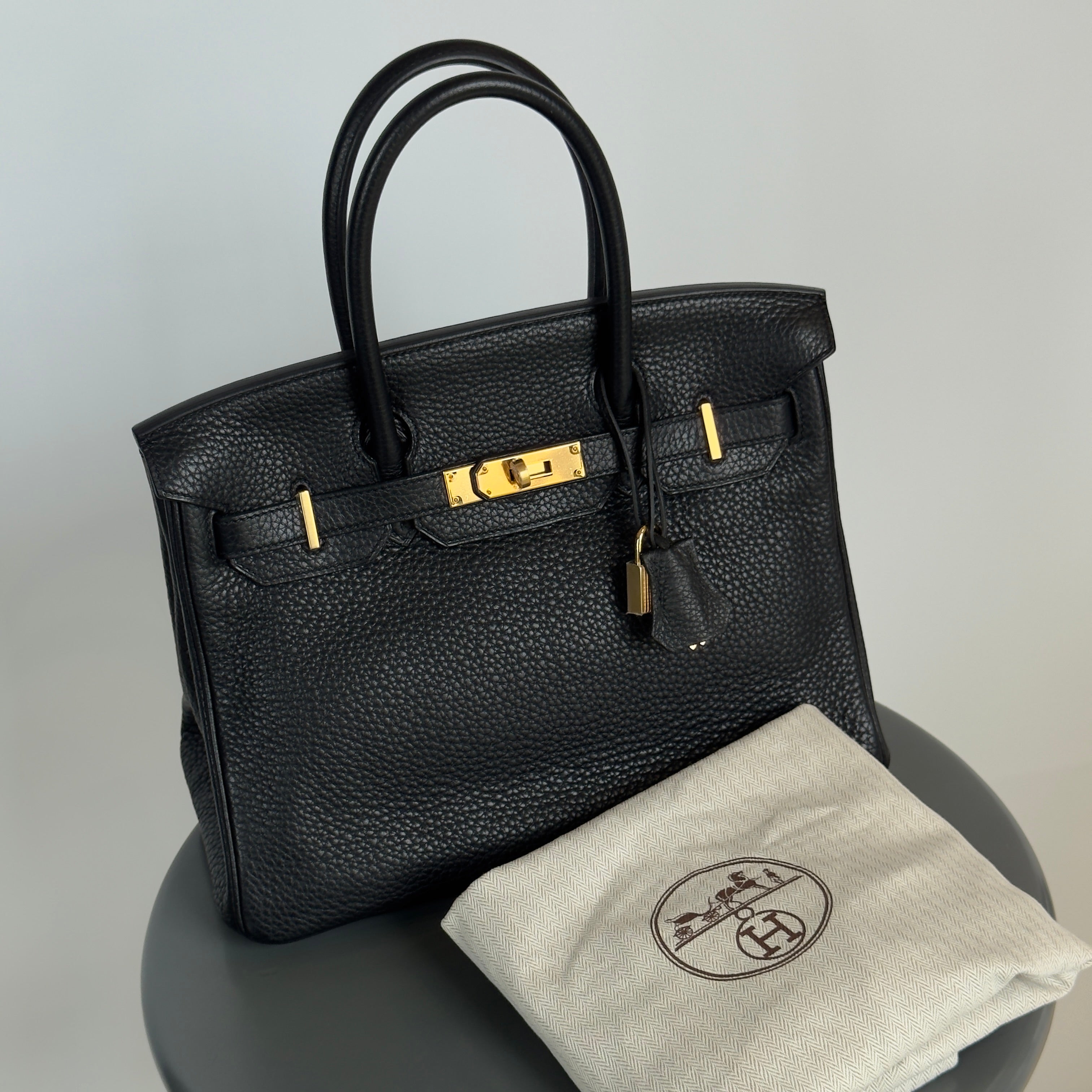 Hermes Black Togo Leather Birkin 30 2015 - Queen May