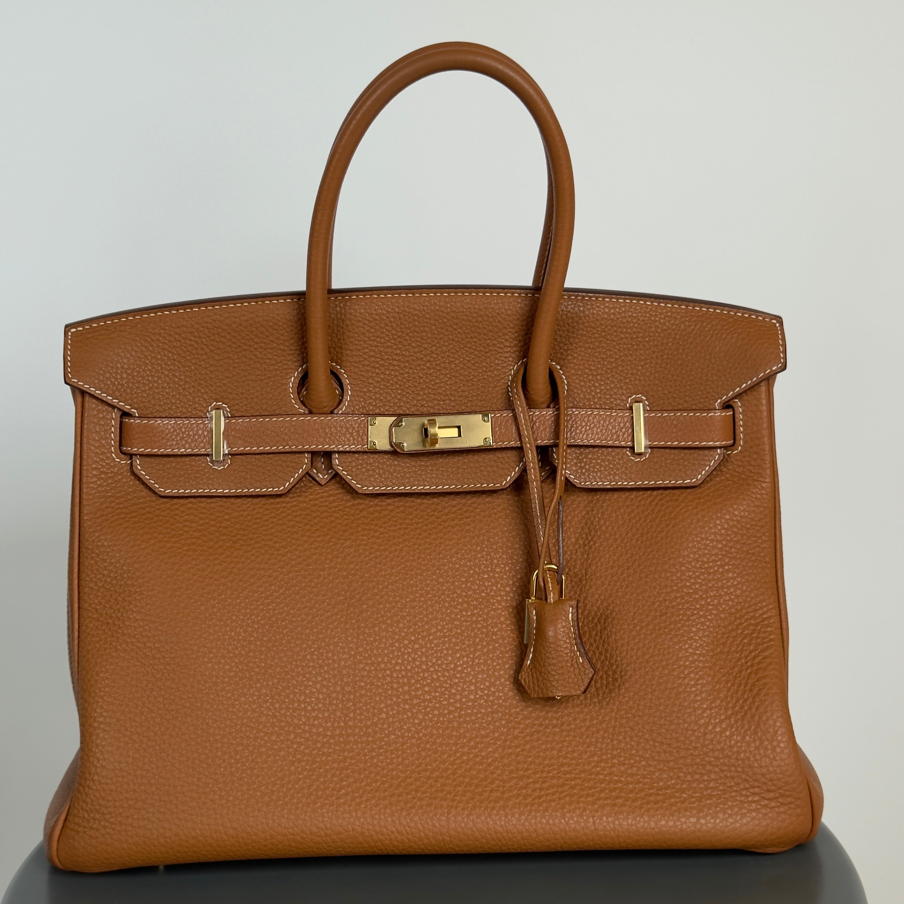 Hermes Gold Togo Leather Birkin 35 2012 - Queen May