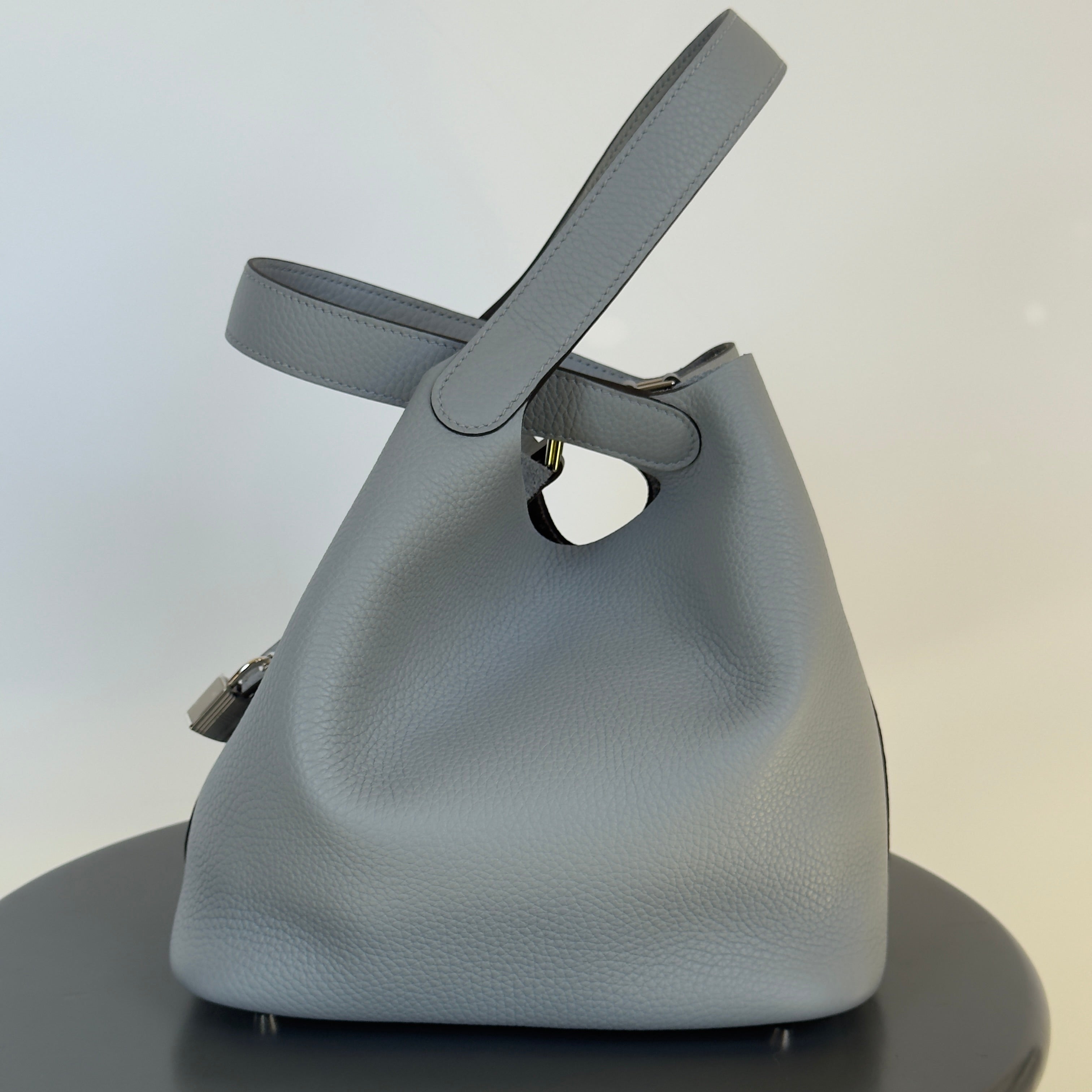 Hermes 2025 Clemence Picotin Lock 22 Gris Pantin