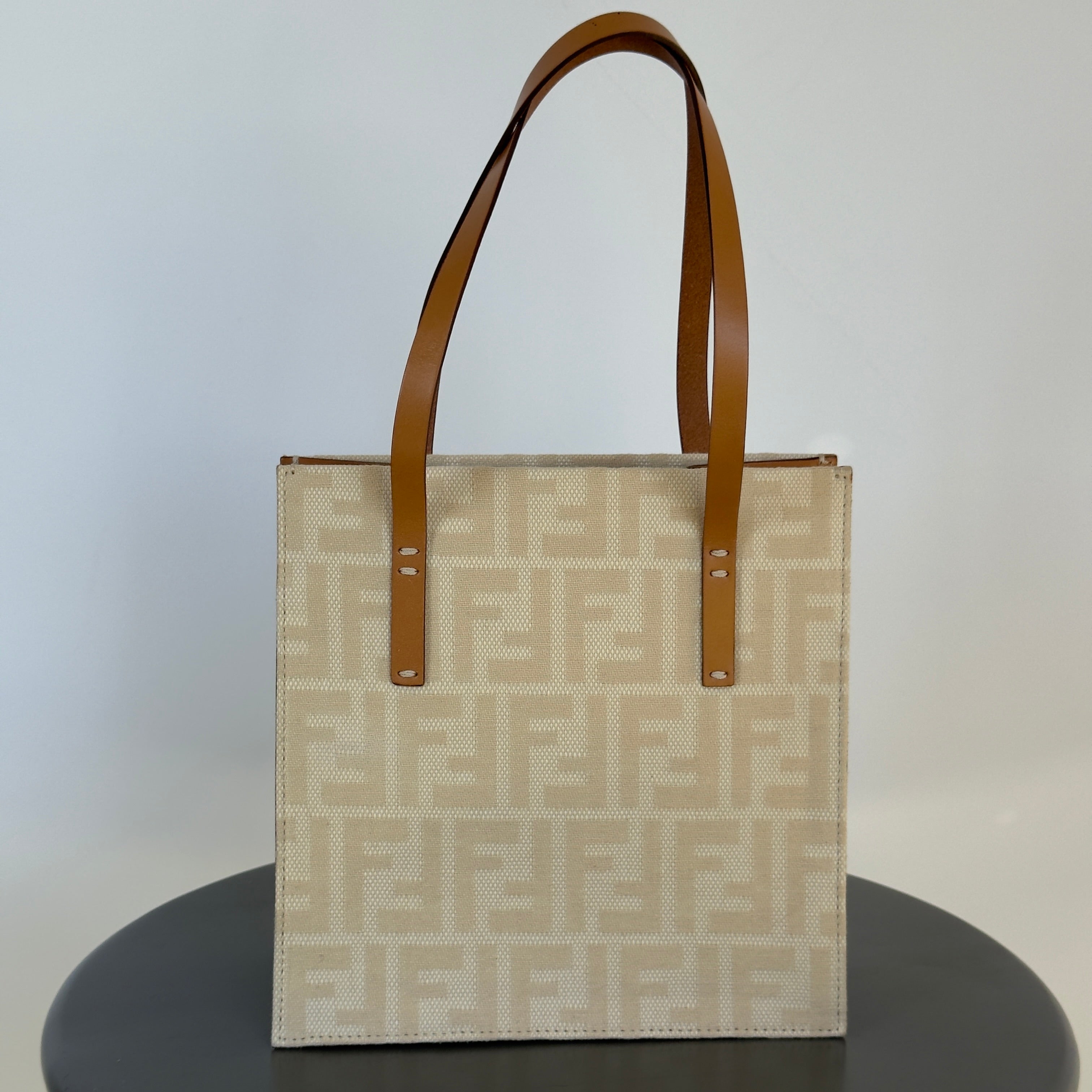 Vintage Fendi Zucca FF Shoulder Bag