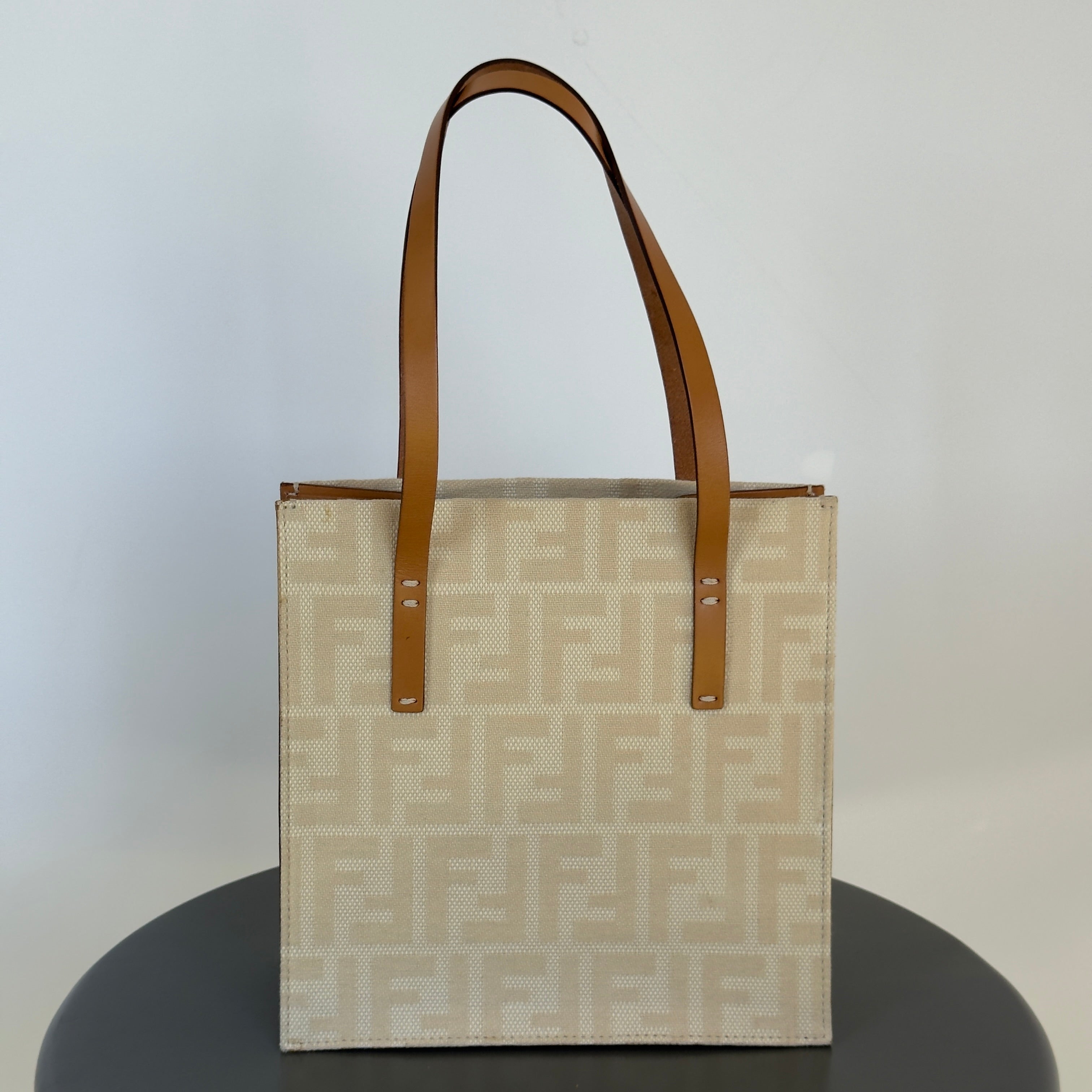 Vintage Fendi Zucca FF Shoulder Bag