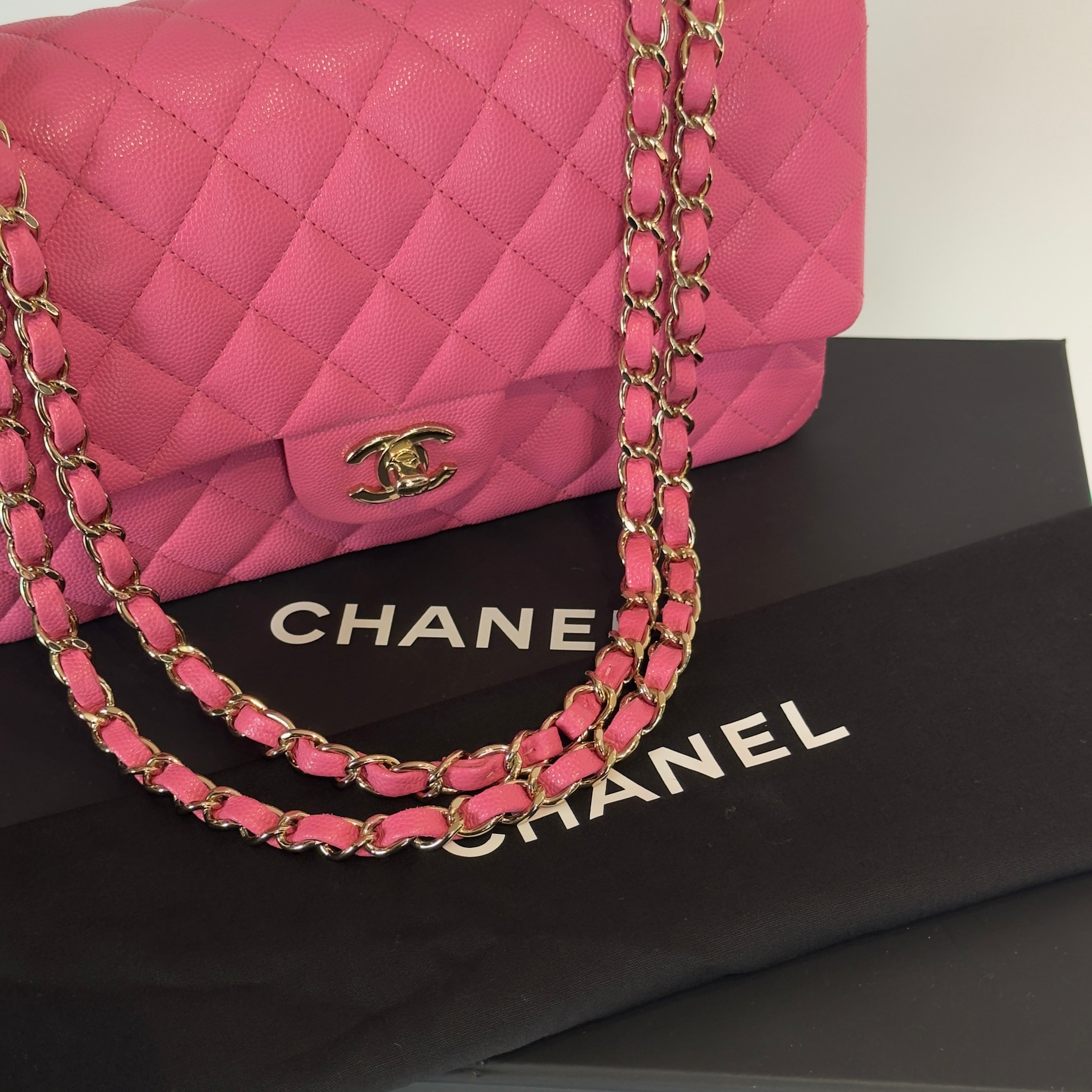 Chanel Pink Medium Double Flap - Queen May