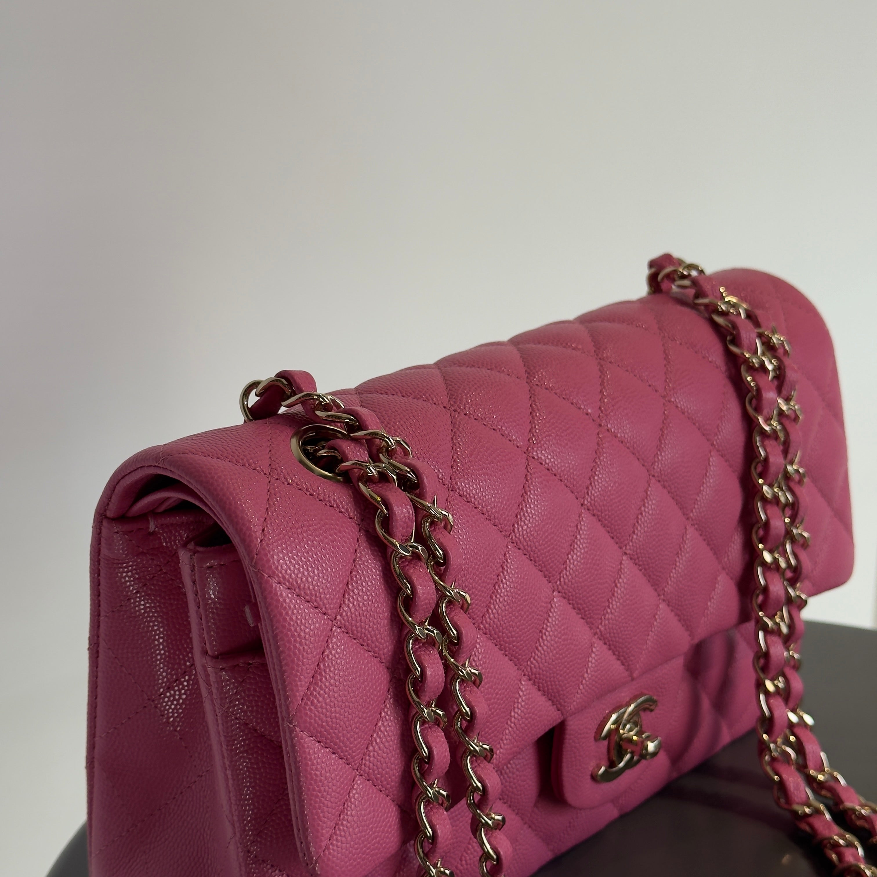 Chanel Pink Medium Double Flap - Queen May