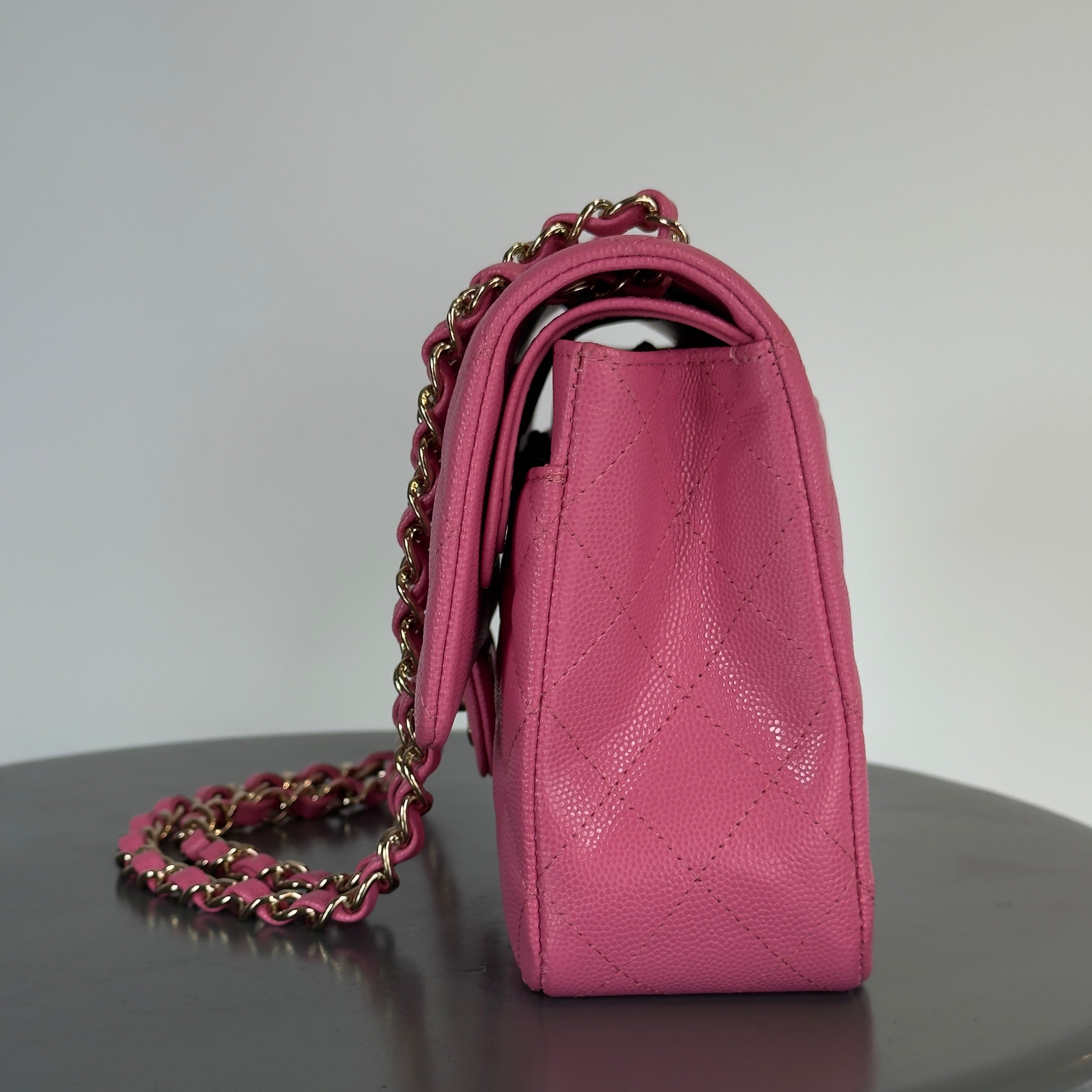 Chanel Pink Medium Double Flap - Queen May