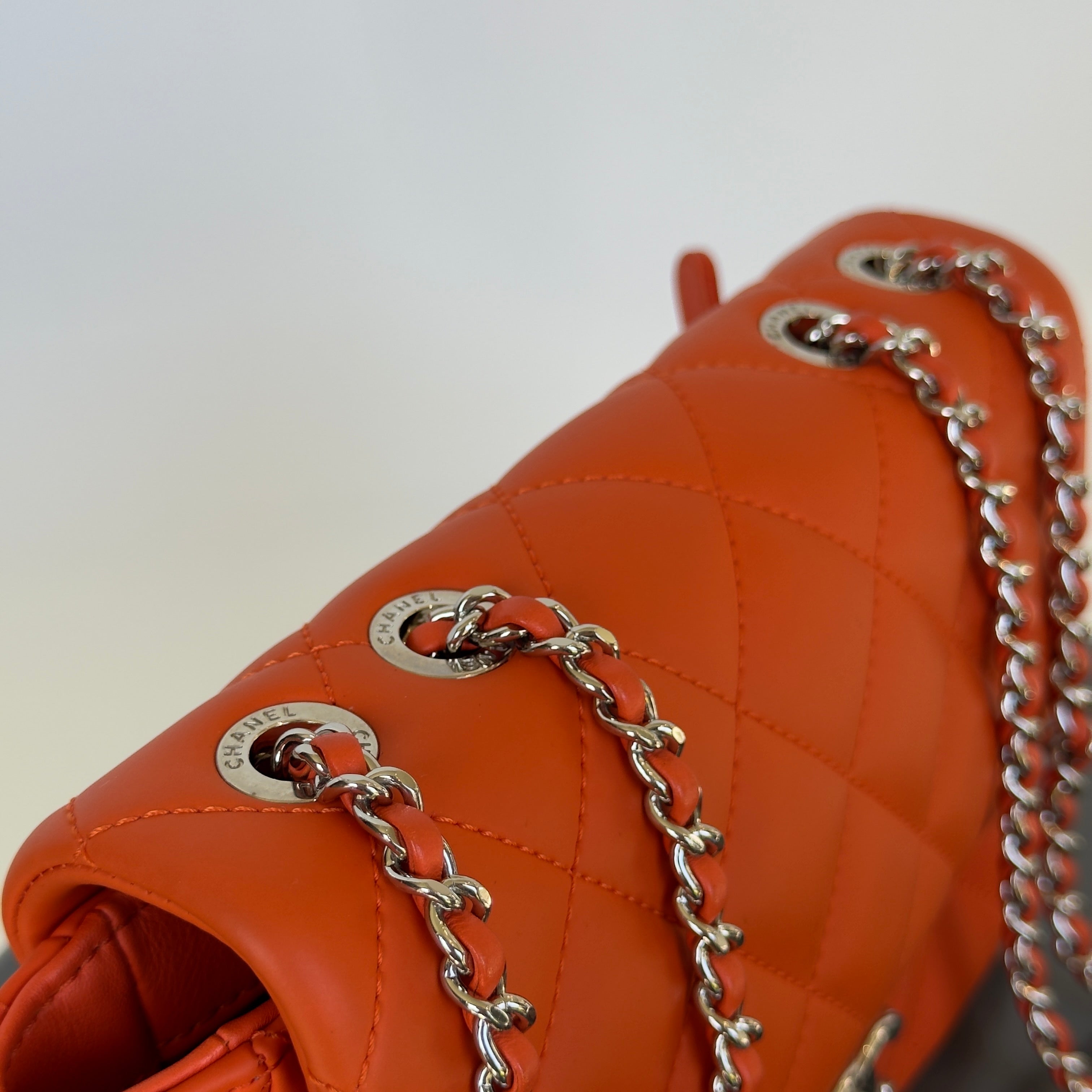Chanel Coco Rain Rectangle Bag Orange