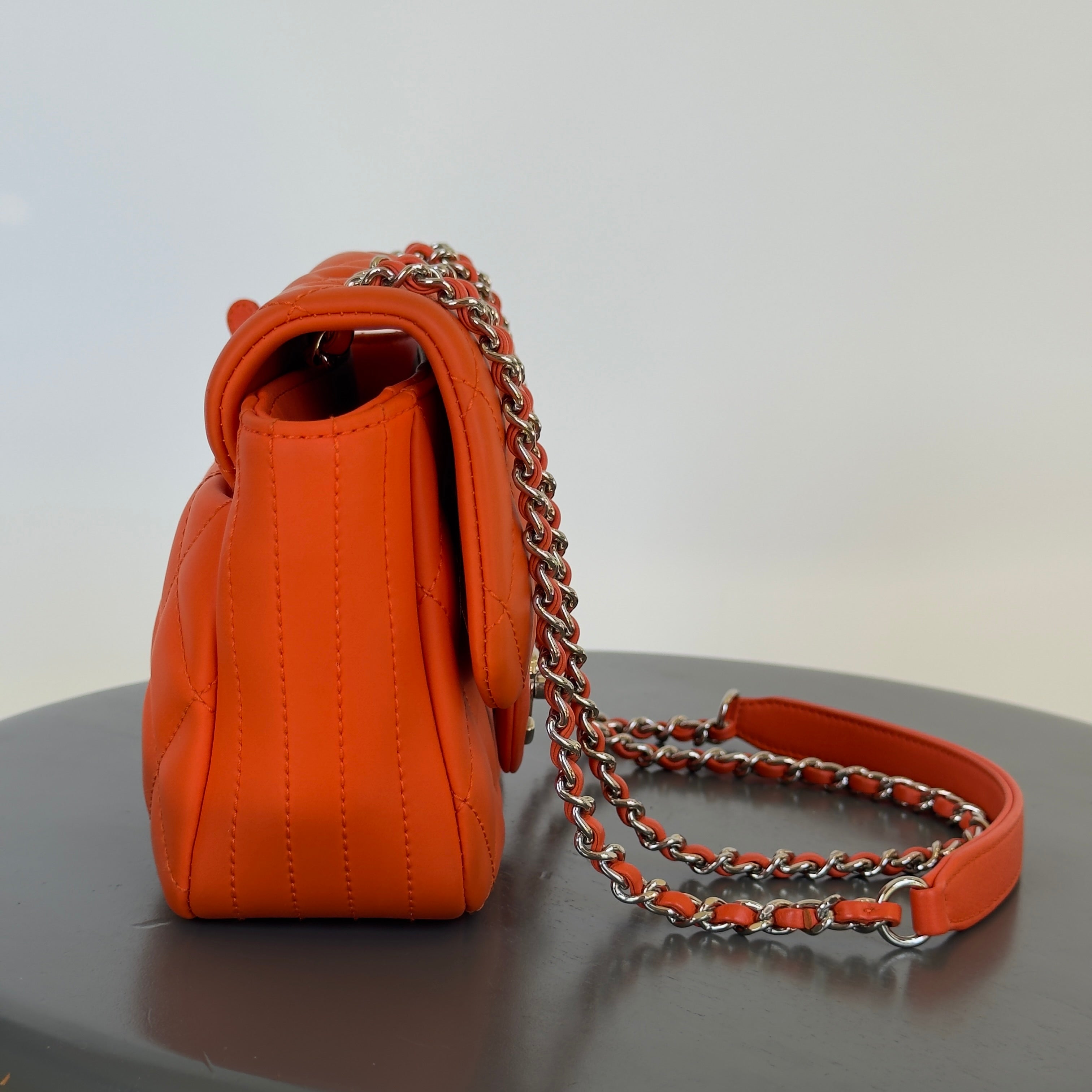 Chanel Coco Rain Rectangle Bag Orange