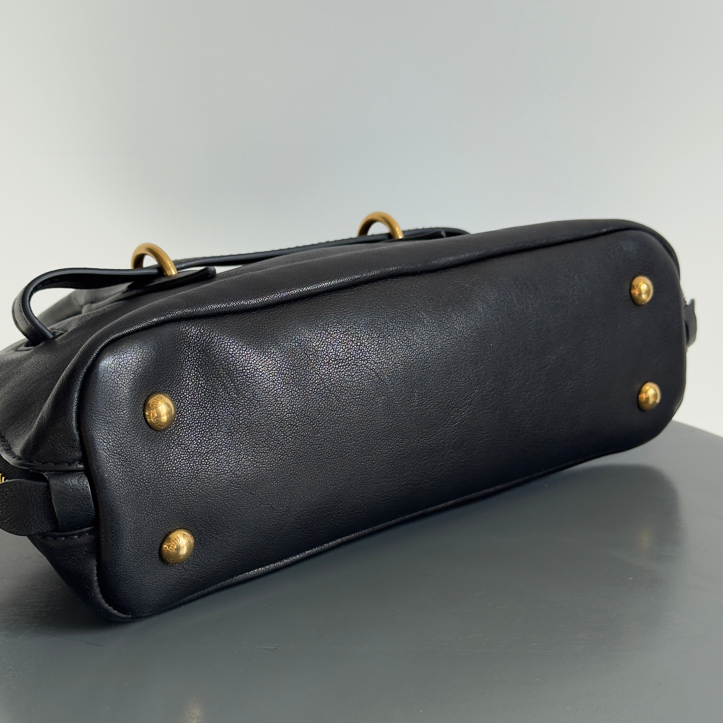 Miu Miu Aventure Small Black Tote - Queen May