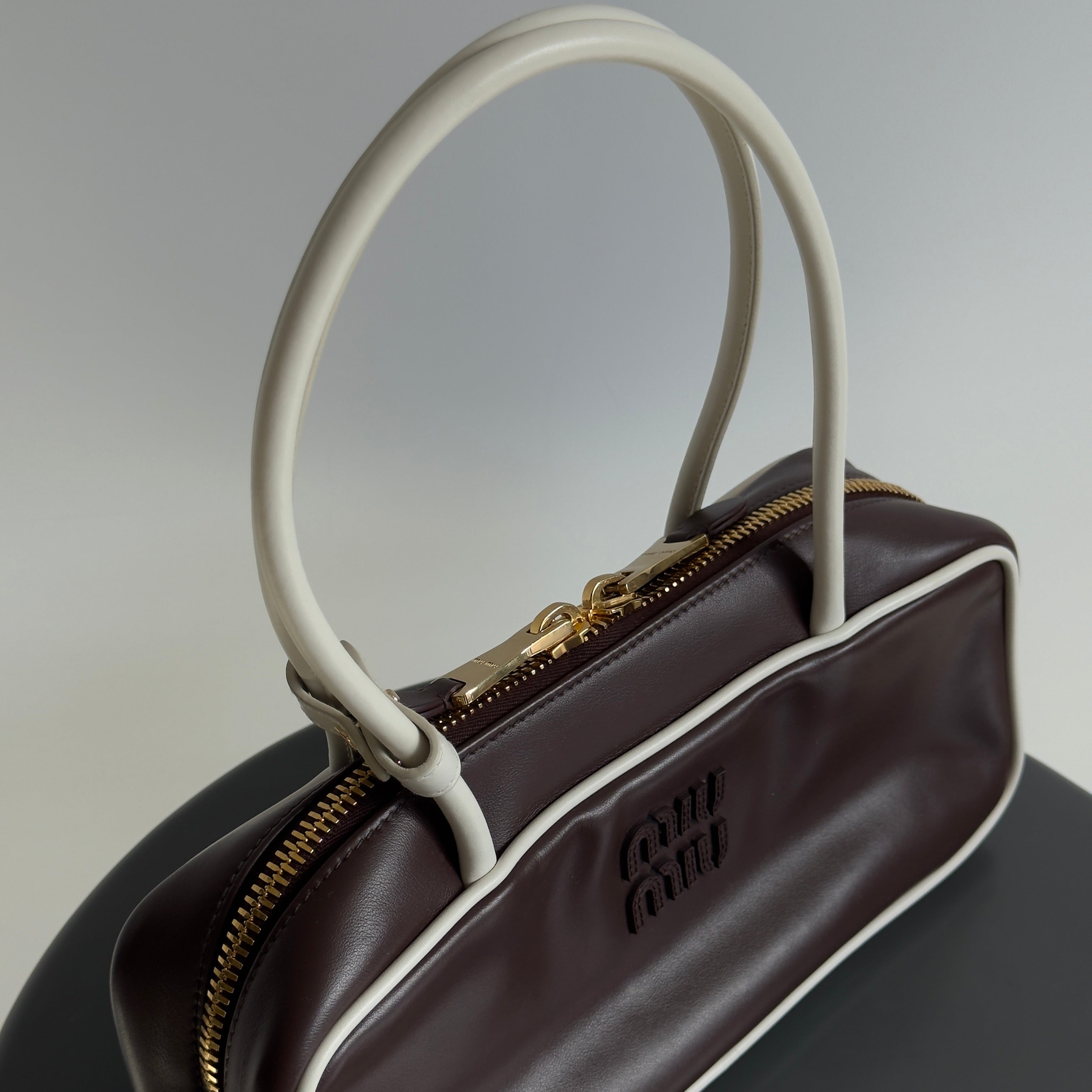 Miu Miu Beau Tote Bag Brown - Queen May