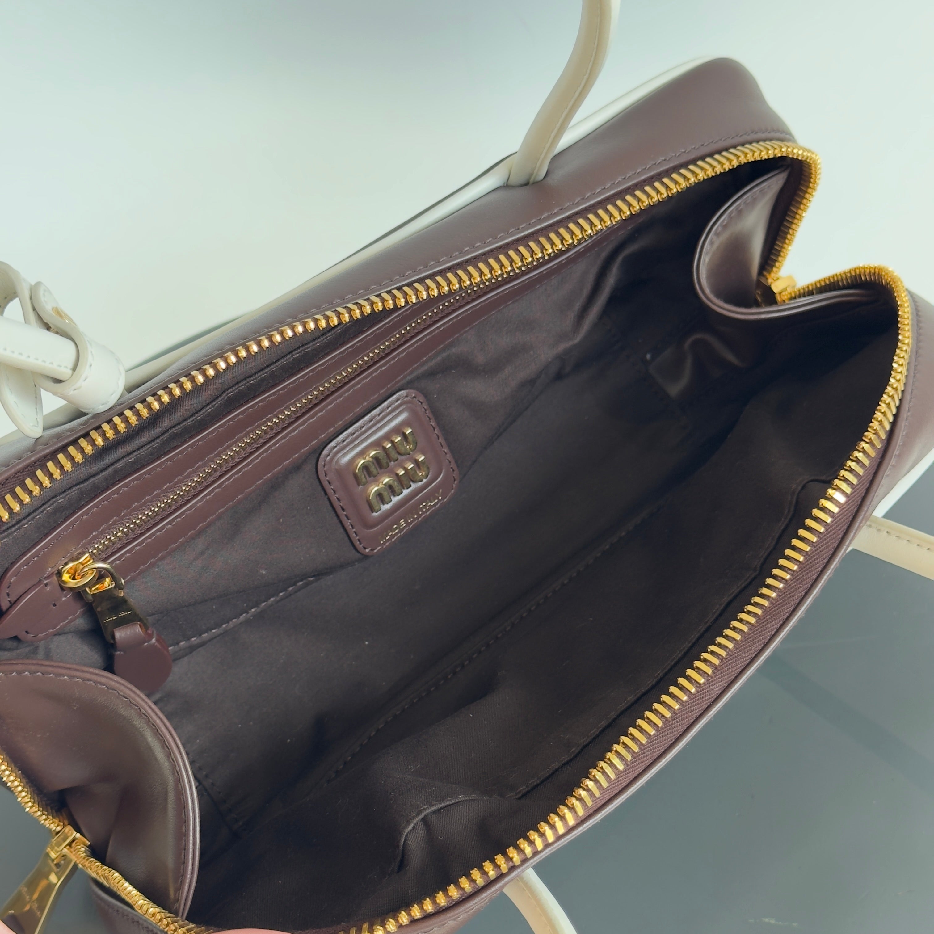 Miu Miu Beau Tote Bag Brown - Queen May