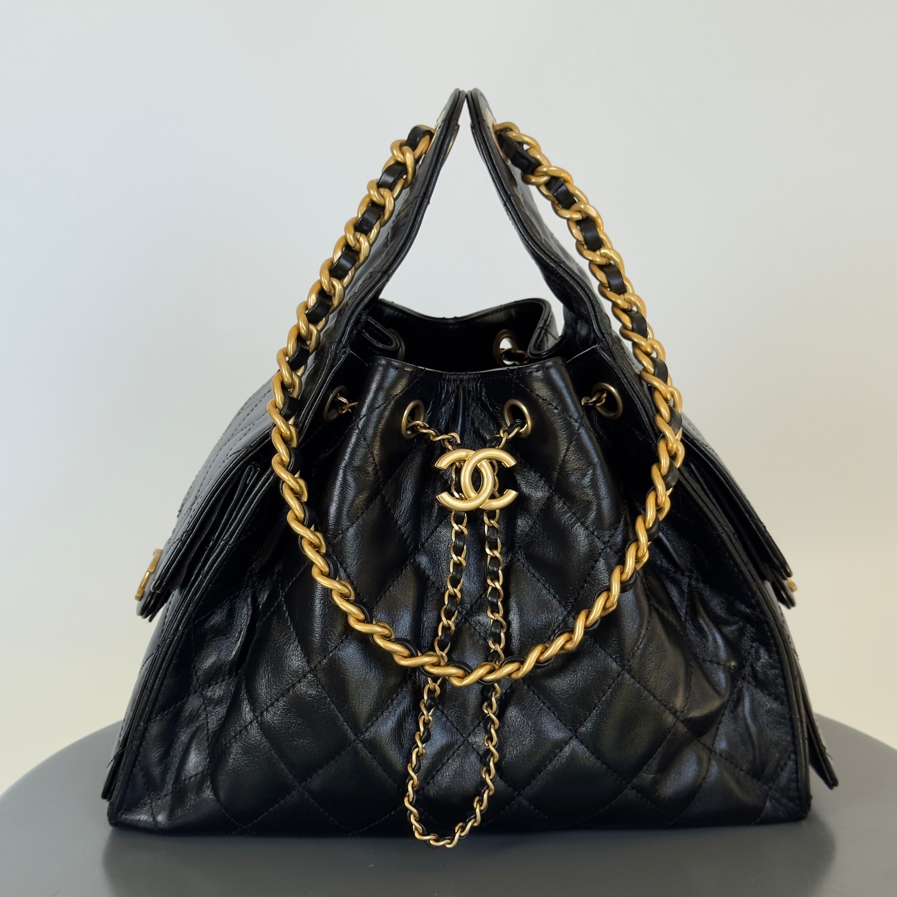 Chanel Small 25 Hobo Black - Queen May