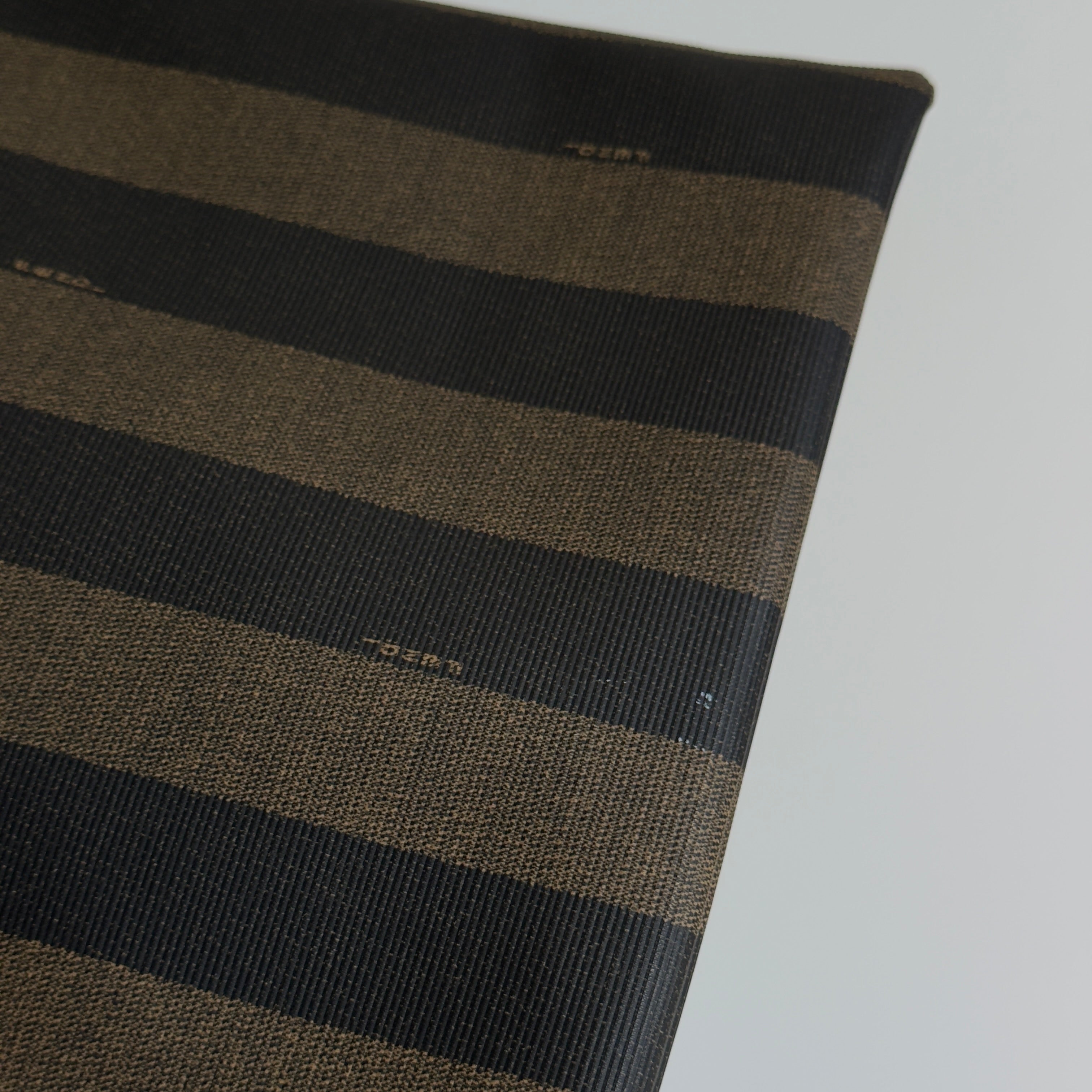 Fendi Striped Leather Clutch - Queen May