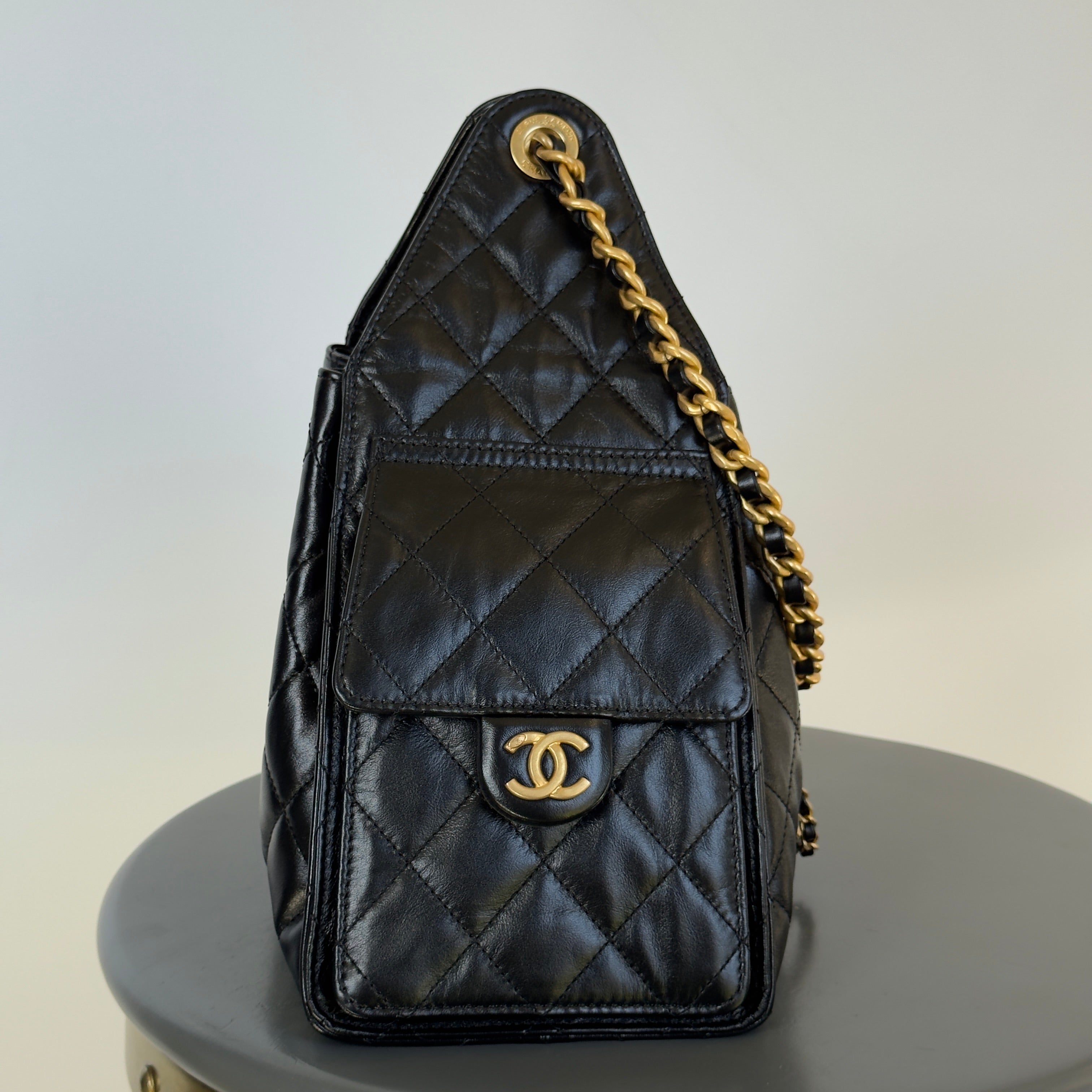 Chanel Small 25 Hobo Black - Queen May