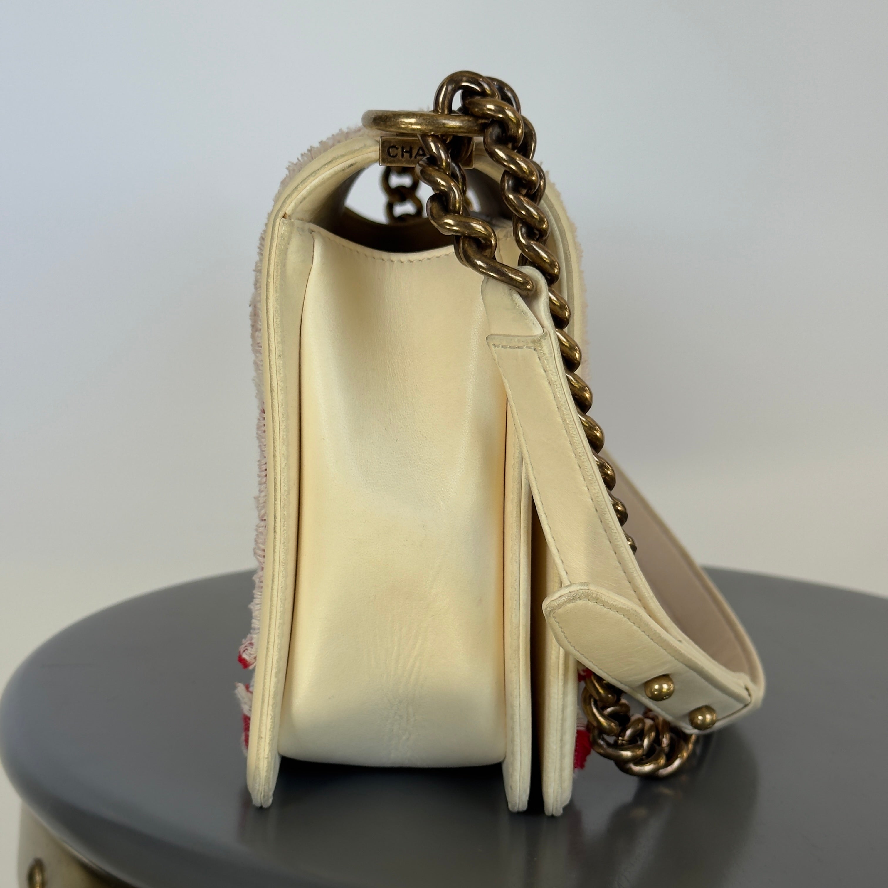 Rare Chanel Paris-Cuba Multicolor Sequin Boy Bag Medium - Queen May