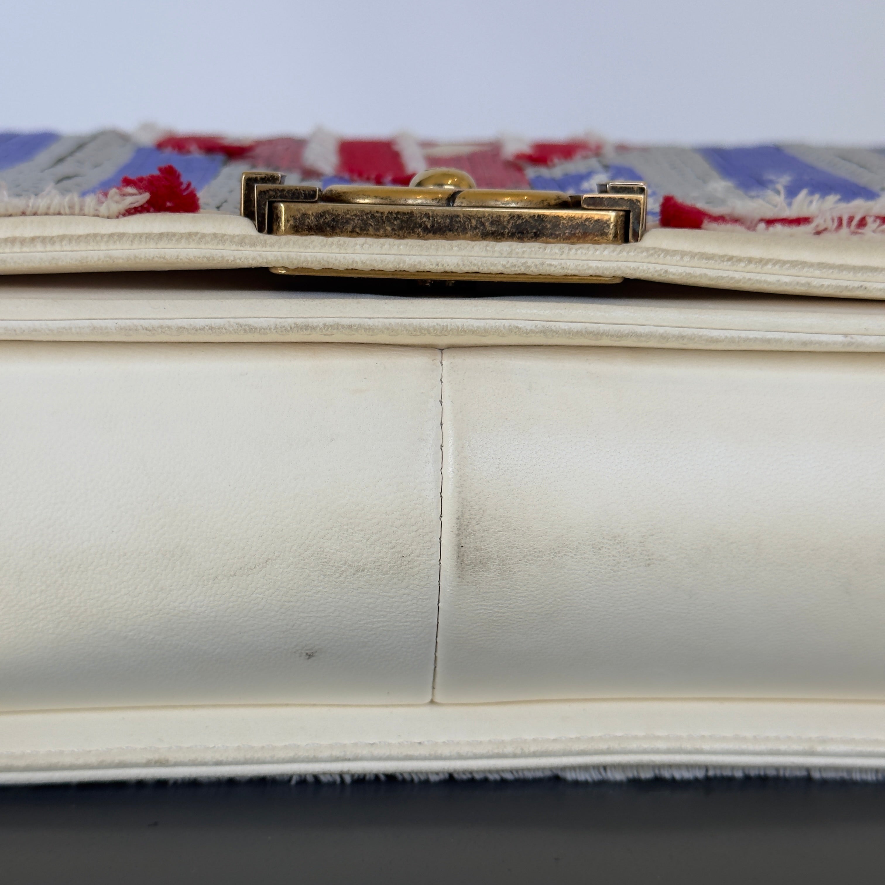 Rare Chanel Paris-Cuba Multicolor Sequin Boy Bag Medium - Queen May