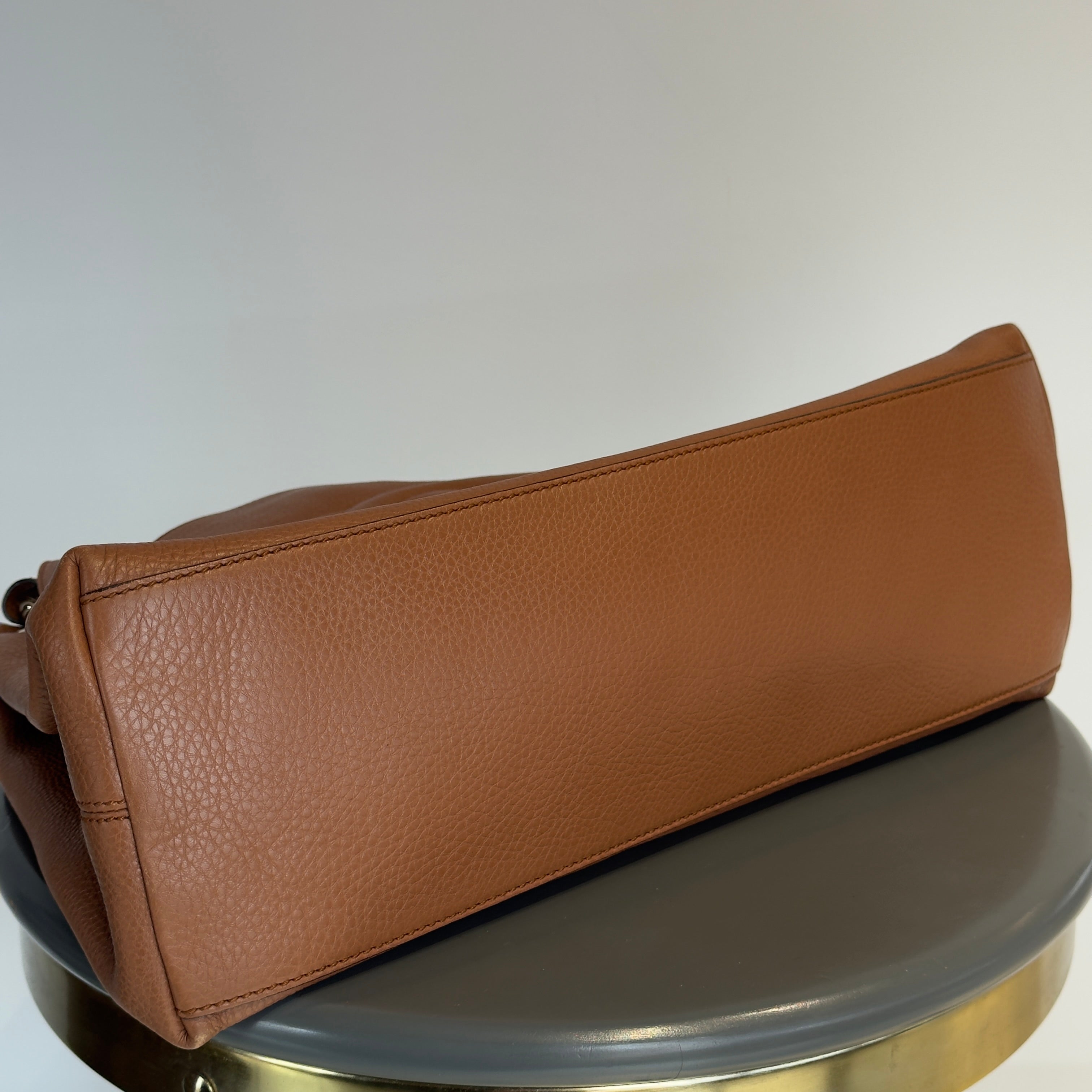 Gucci Brown Interlocking GG Soho Medium Bag - Queen May