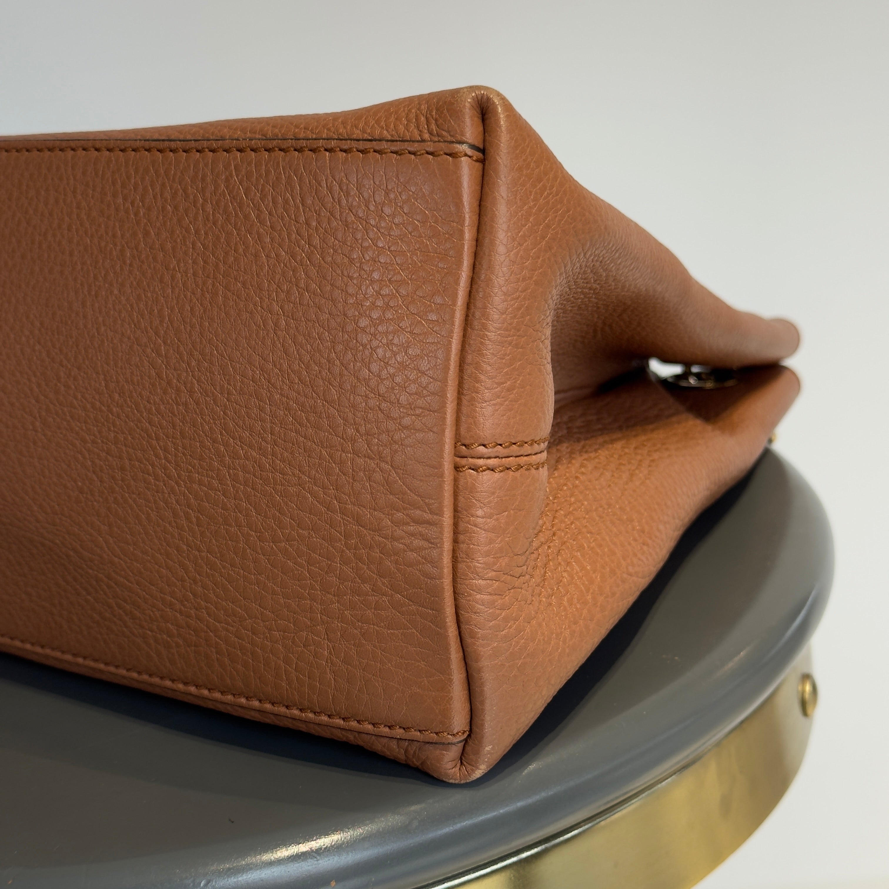 Gucci Brown Interlocking GG Soho Medium Bag - Queen May