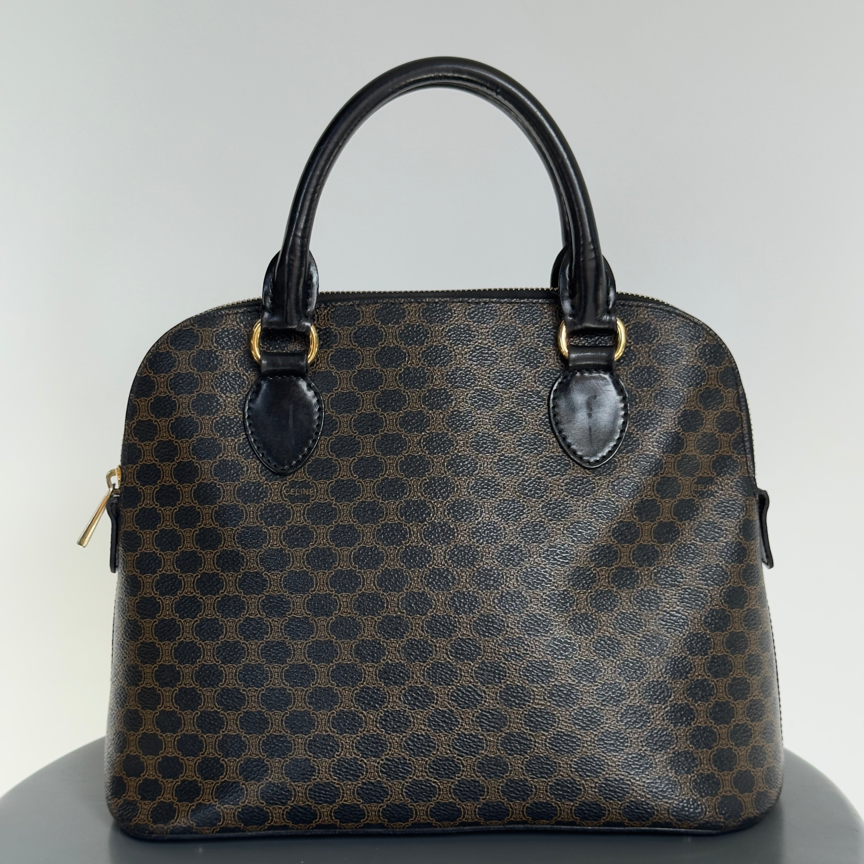 Celine Macadam Black Dome Bag - Queen May
