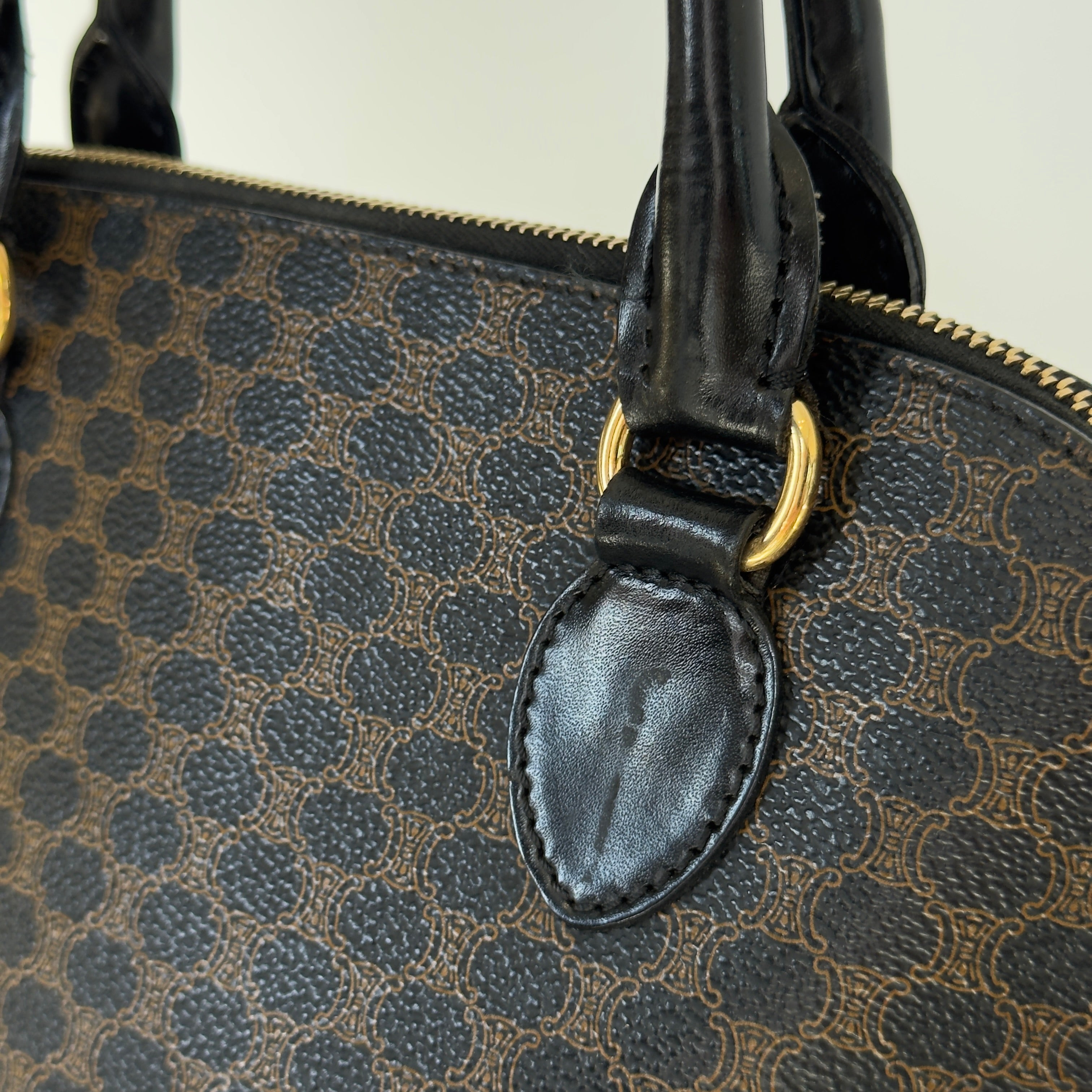 Celine Macadam Black Dome Bag - Queen May