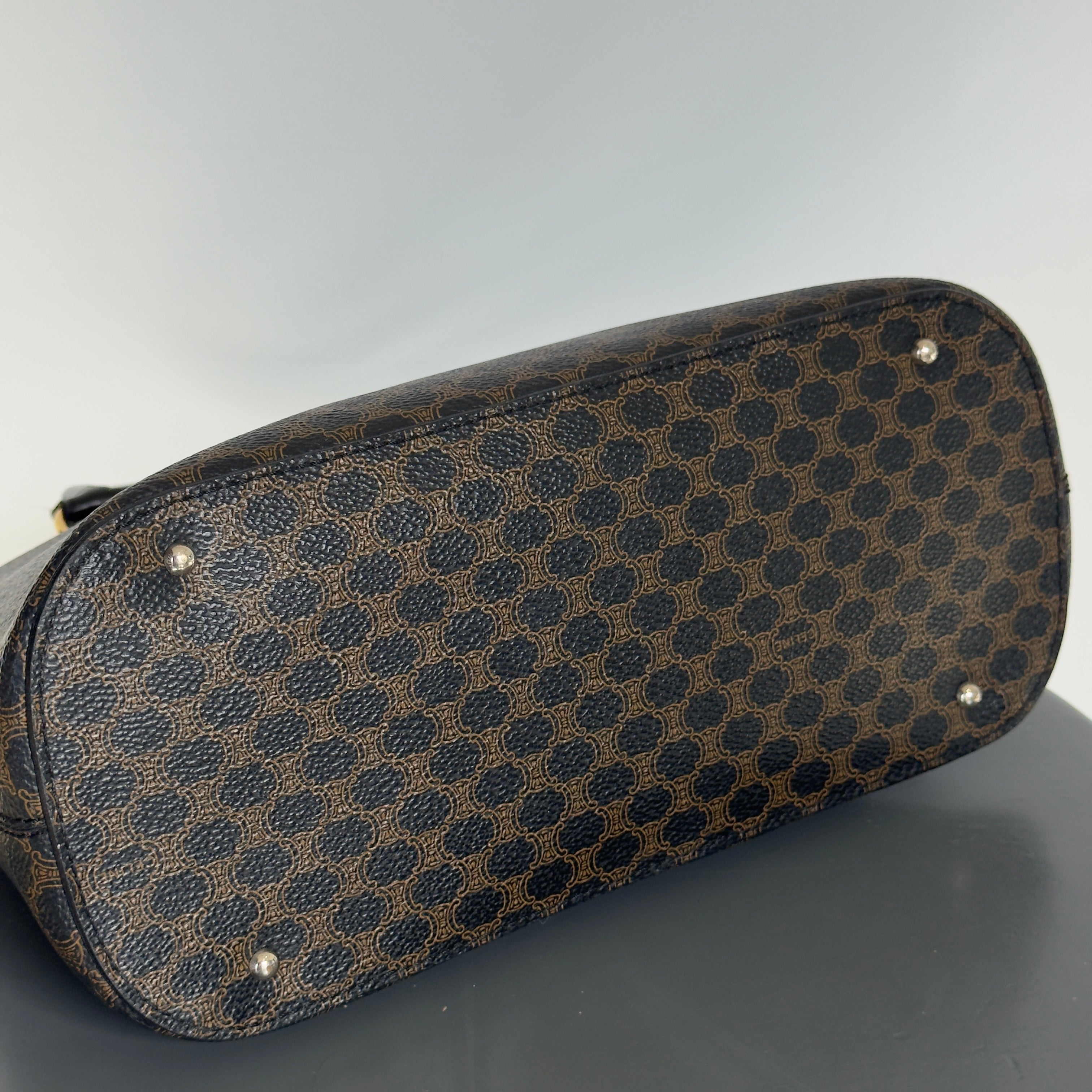 Celine Macadam Black Dome Bag - Queen May