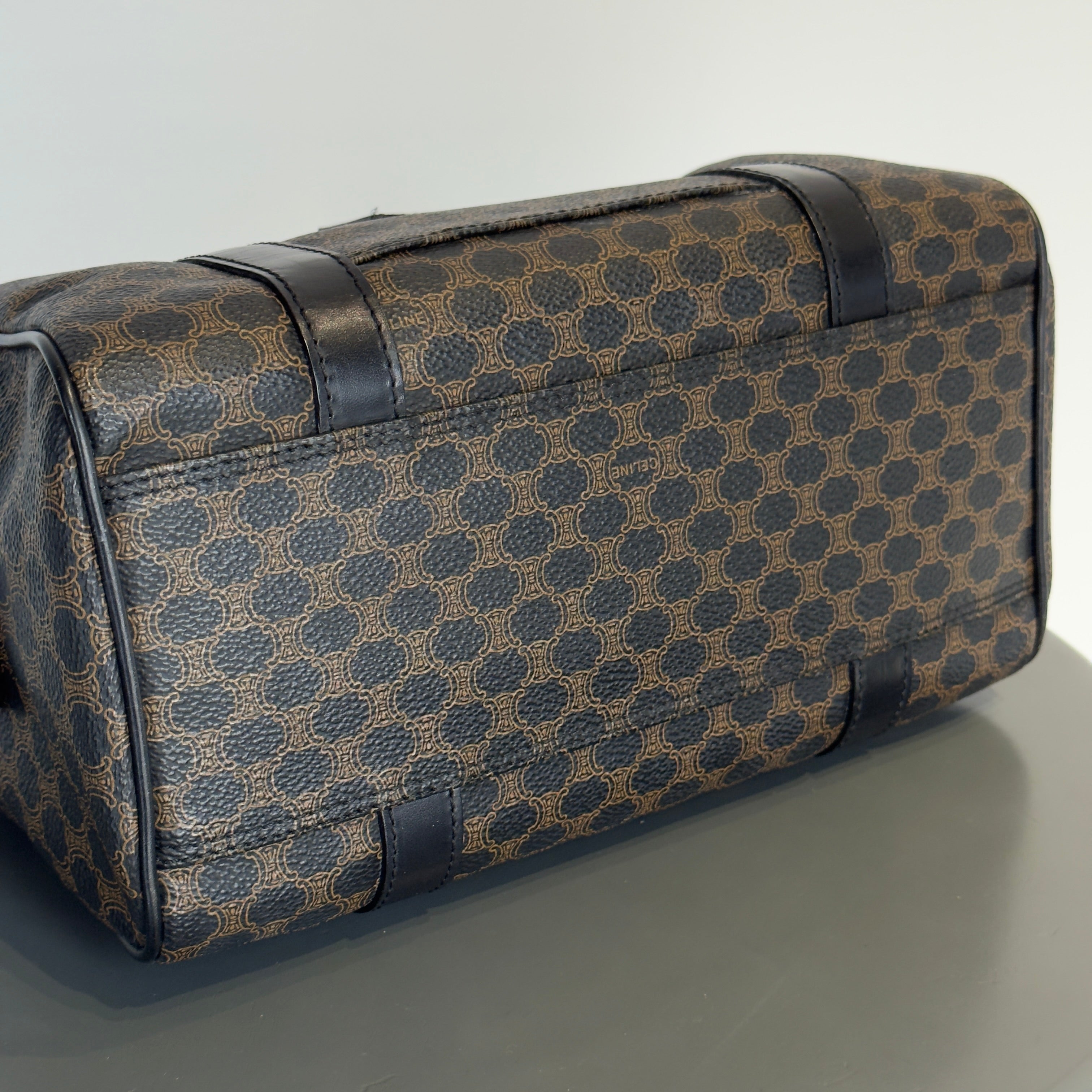 Vintage Celine Black Macadam Boston 25 - Queen May