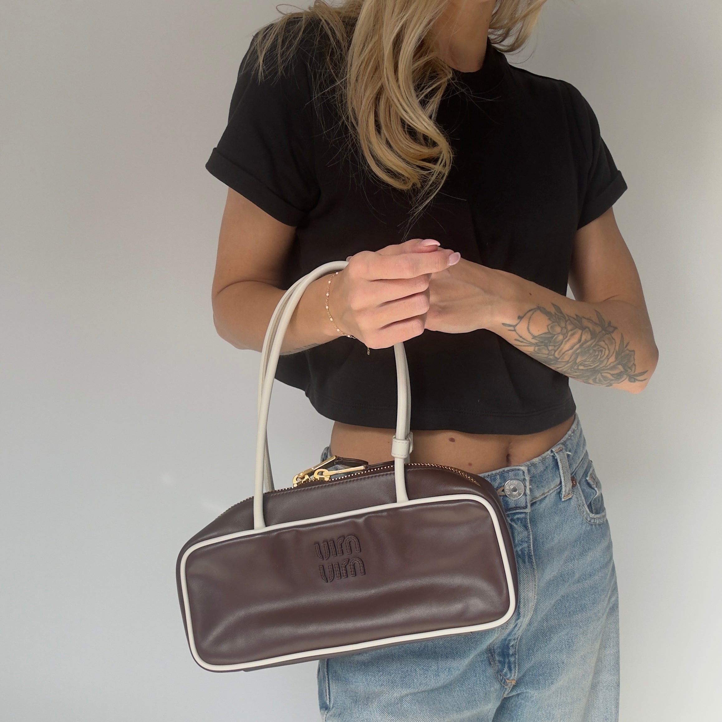 Miu Miu Beau Tote Bag Brown - Queen May