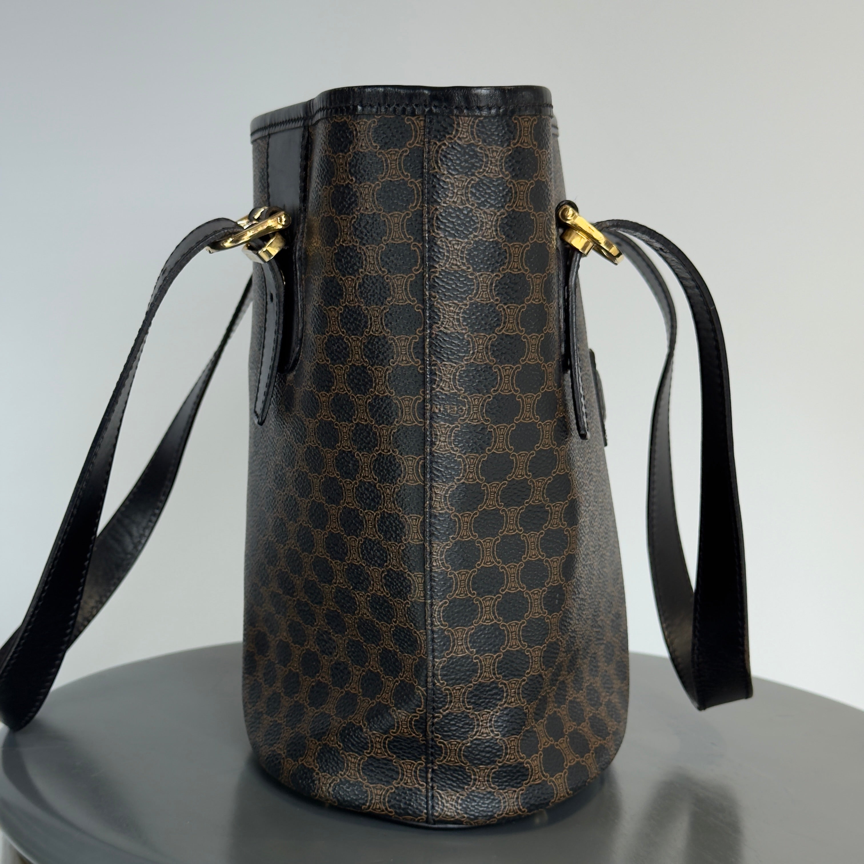 Vintage Celine Black Macadam Tote - Queen May