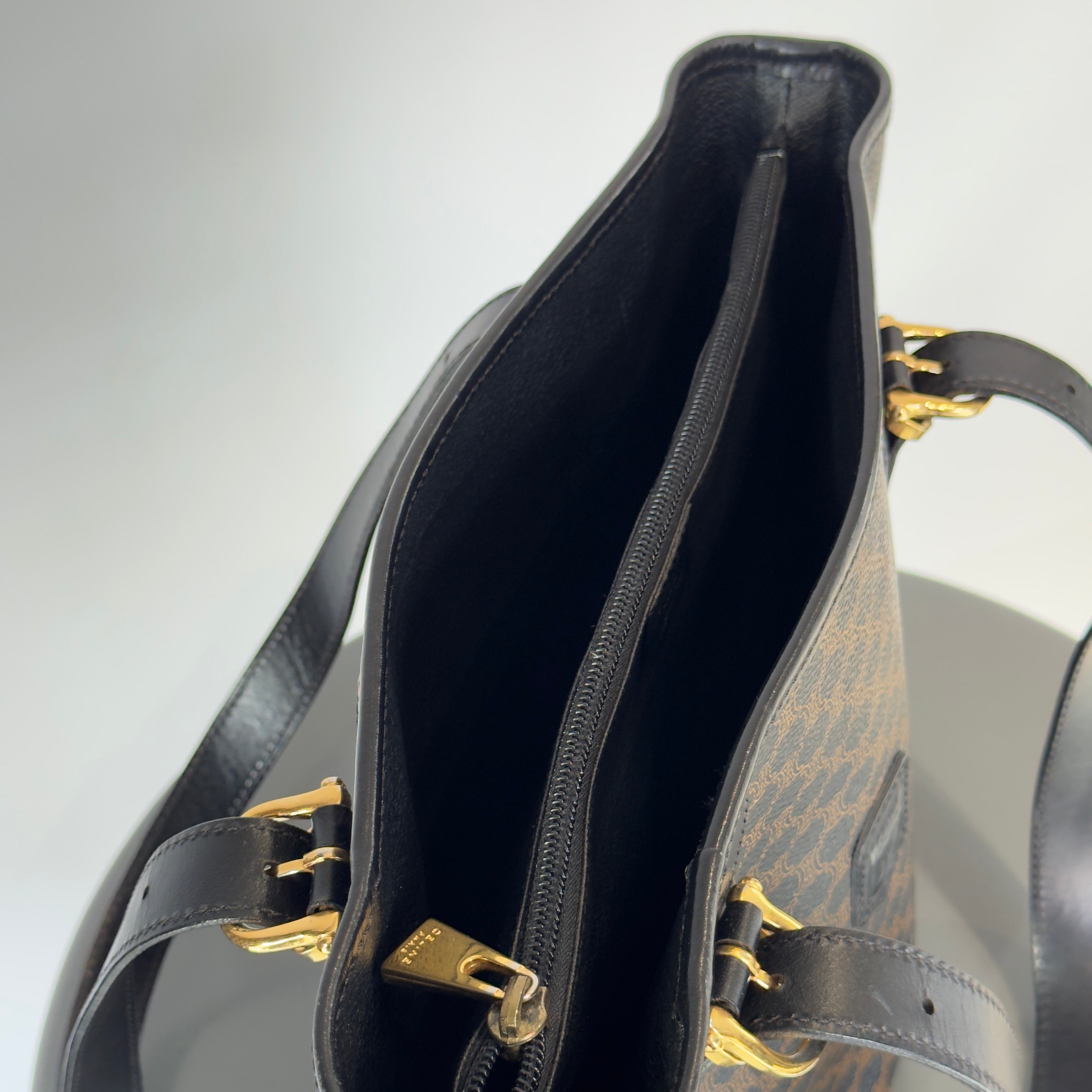 Vintage Celine Black Macadam Tote - Queen May
