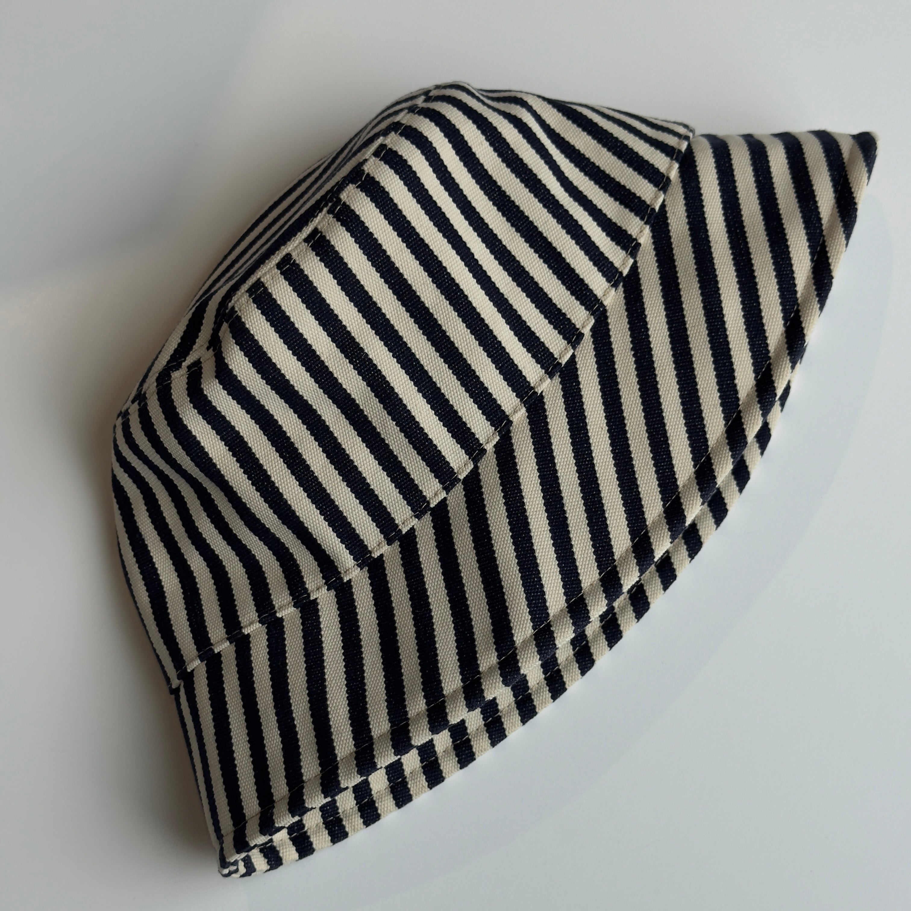 Prada Canvas Striped Bucket Hat - Queen May