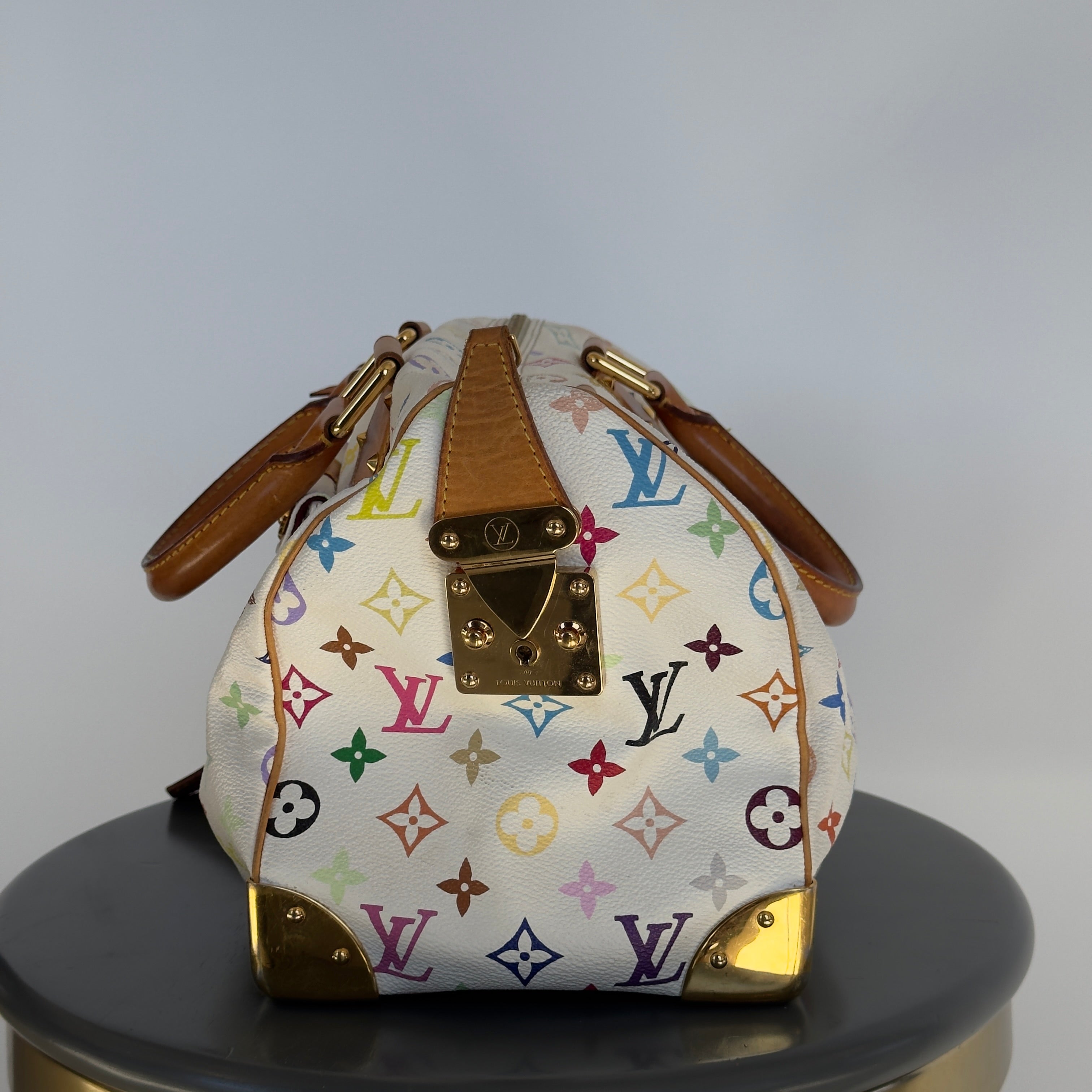 Louis Vuitton Murakami Multicolor Speedy 30 White - Queen May