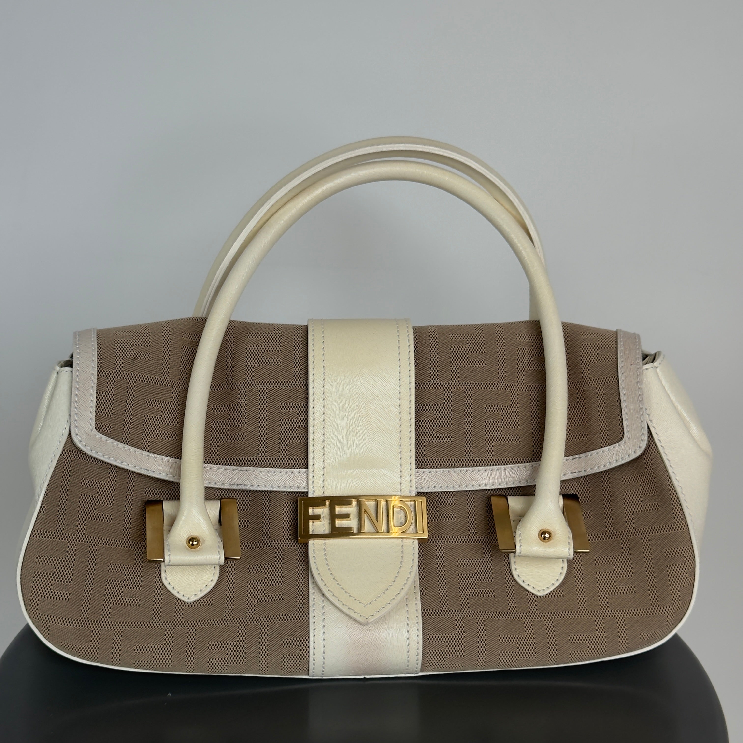 Fendi Zucca Shadow Shoulder Bag - Queen May
