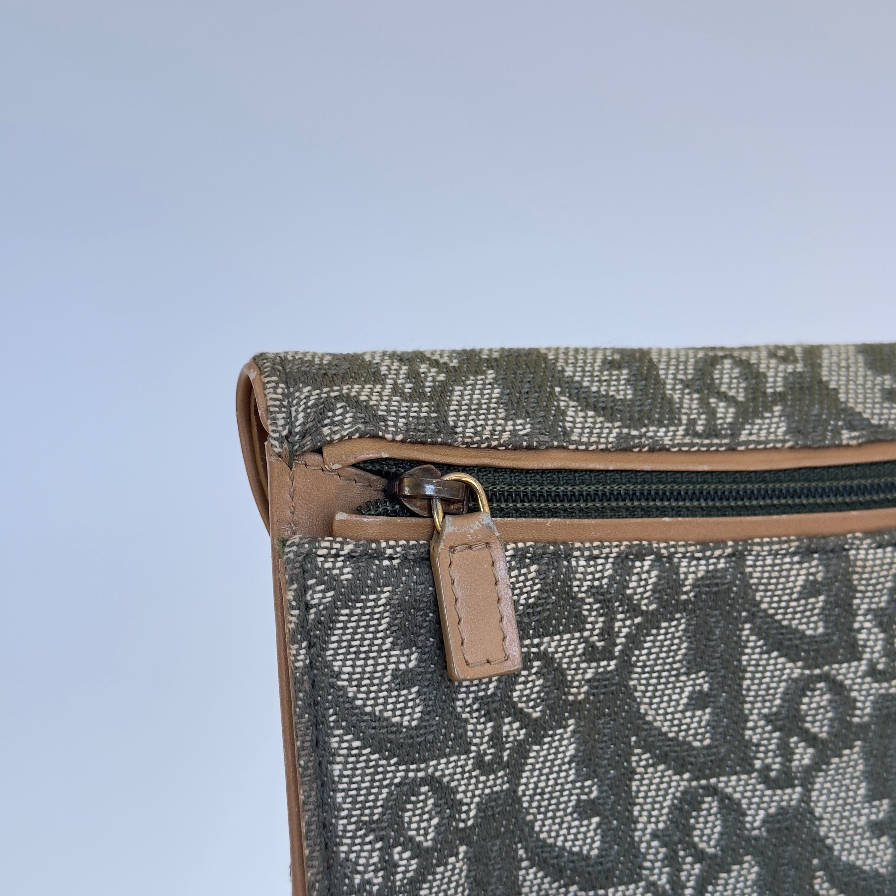 Christian Dior Vintage Saddle Flap Wallet Diorissimo - Queen May