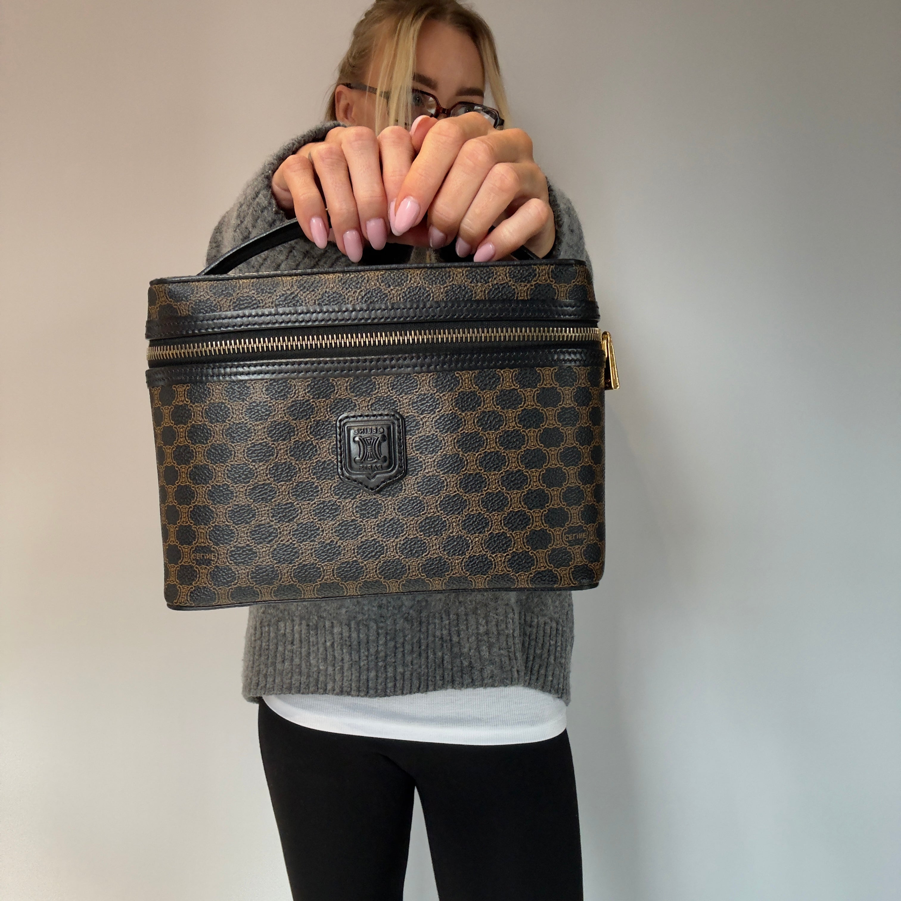 Celine Macadam Canvas Vanity Case - Queen May