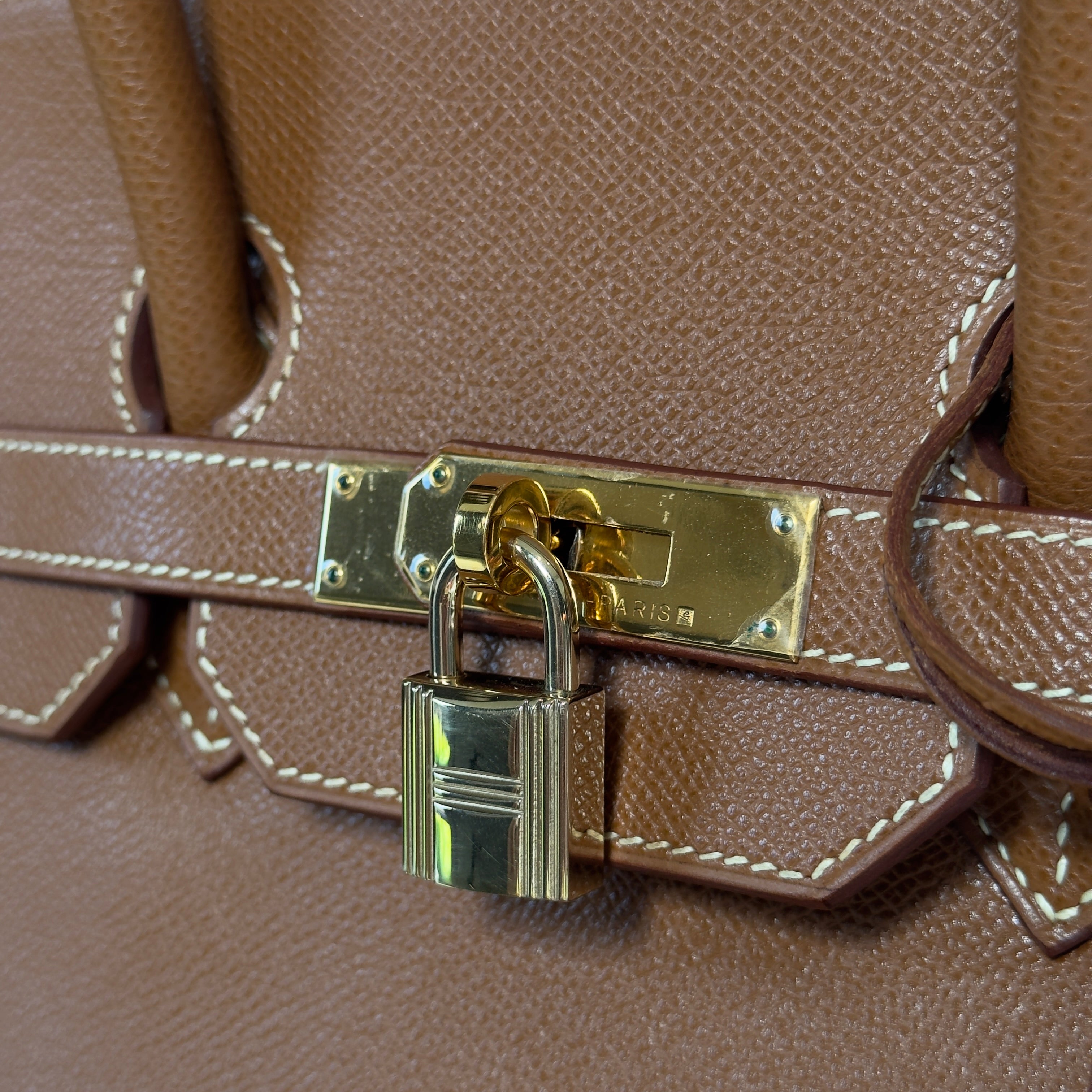 Hermes Birkin 35 Gold Leather With Gold Hardware 2001 - Queen May