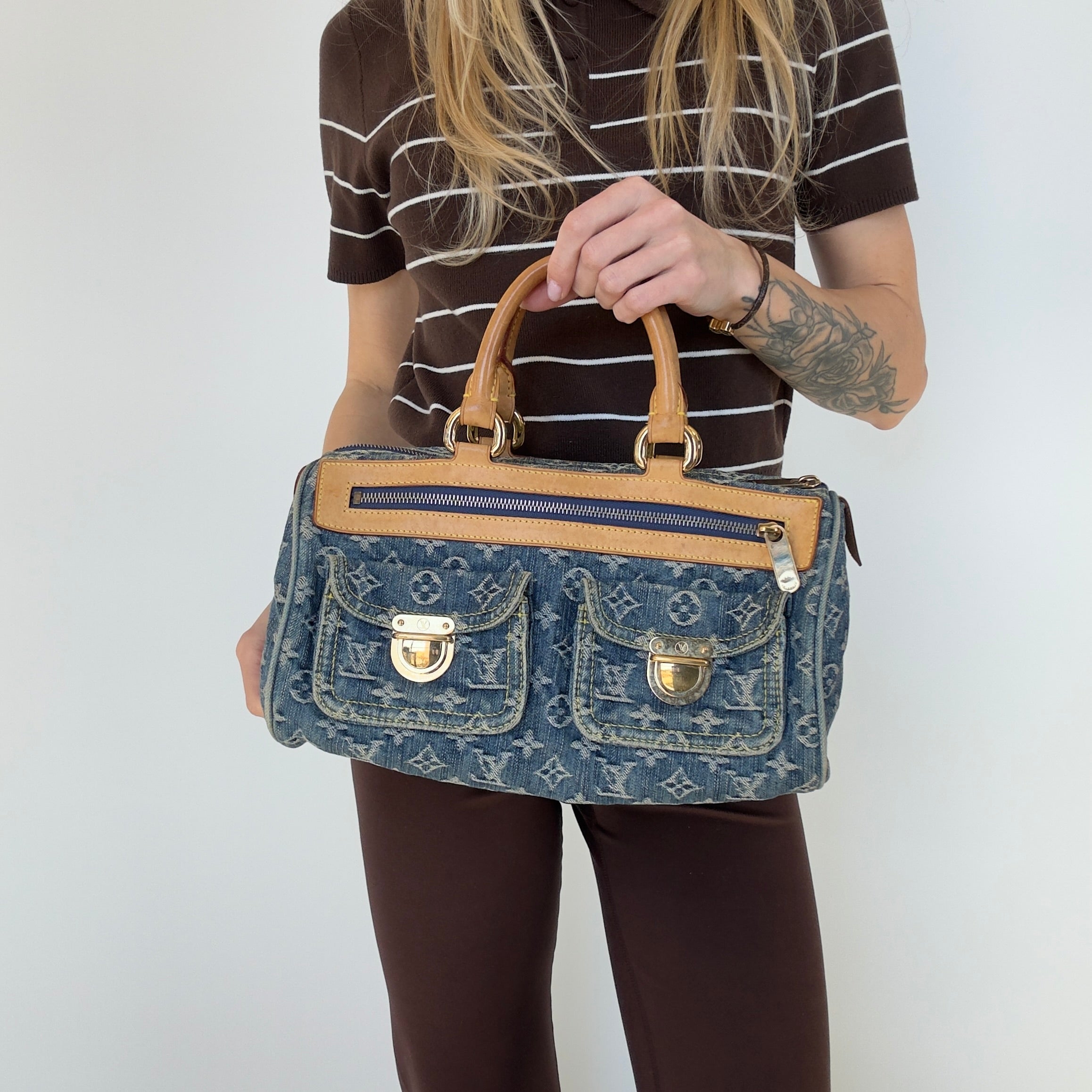Louis Vuitton Denim Speedy - Queen May