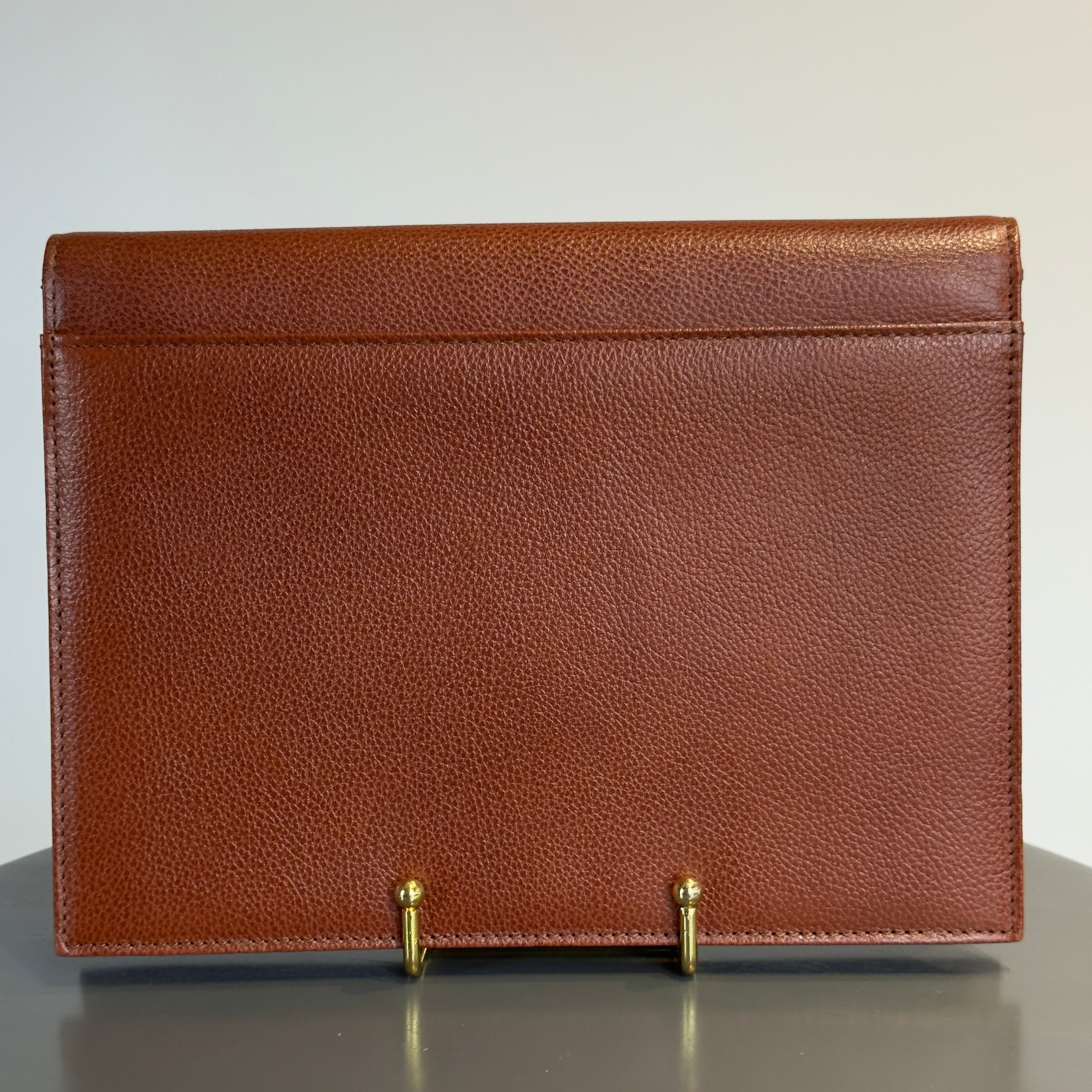Vintage Yves Saint Laurent Brown Clutch - Queen May