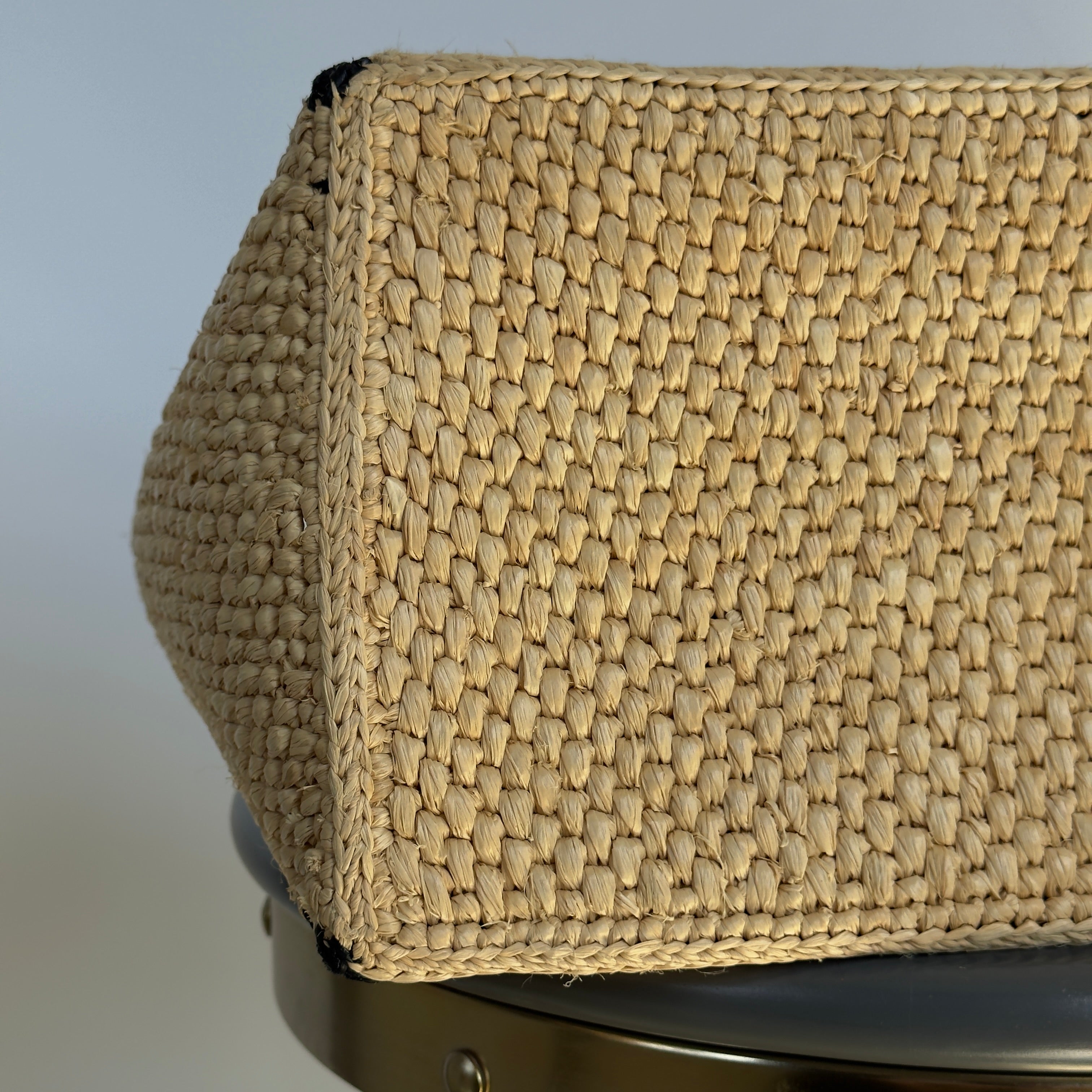 Loewe X Paula's Ibiza Font Large Tote Bag Raffia - Queen May