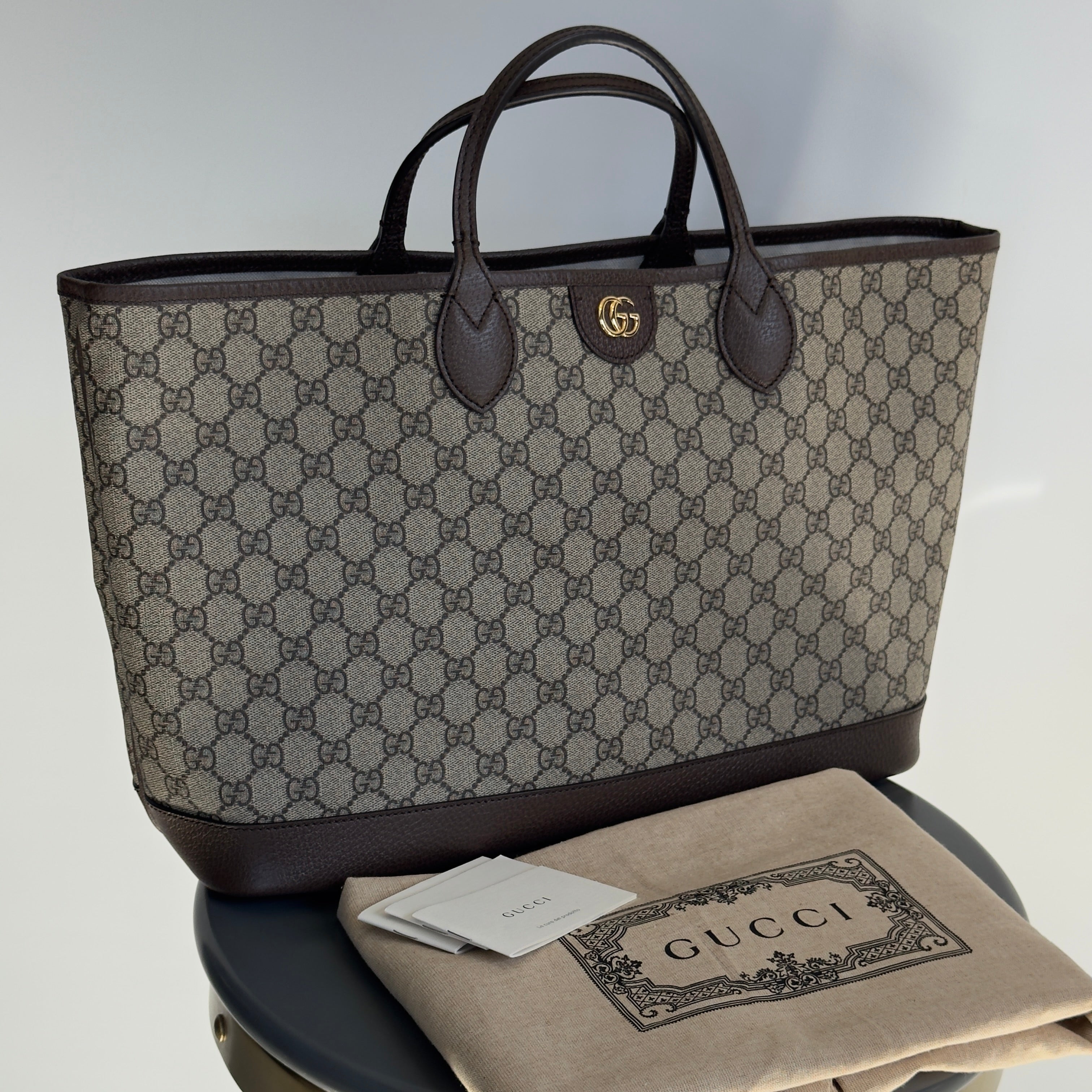 Gucci Ophidia Large Canvas Tote - Queen May