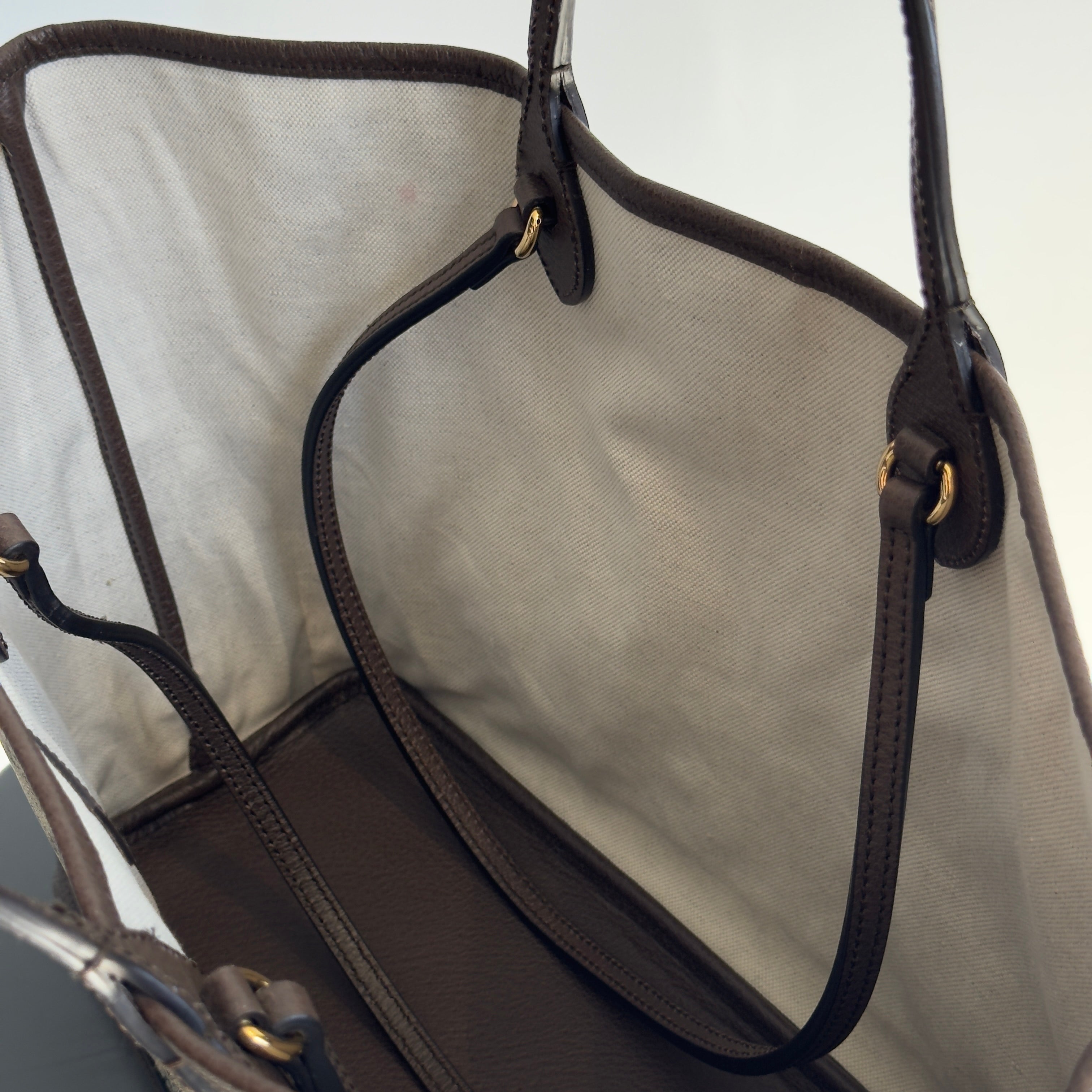 Gucci Ophidia Large Canvas Tote - Queen May
