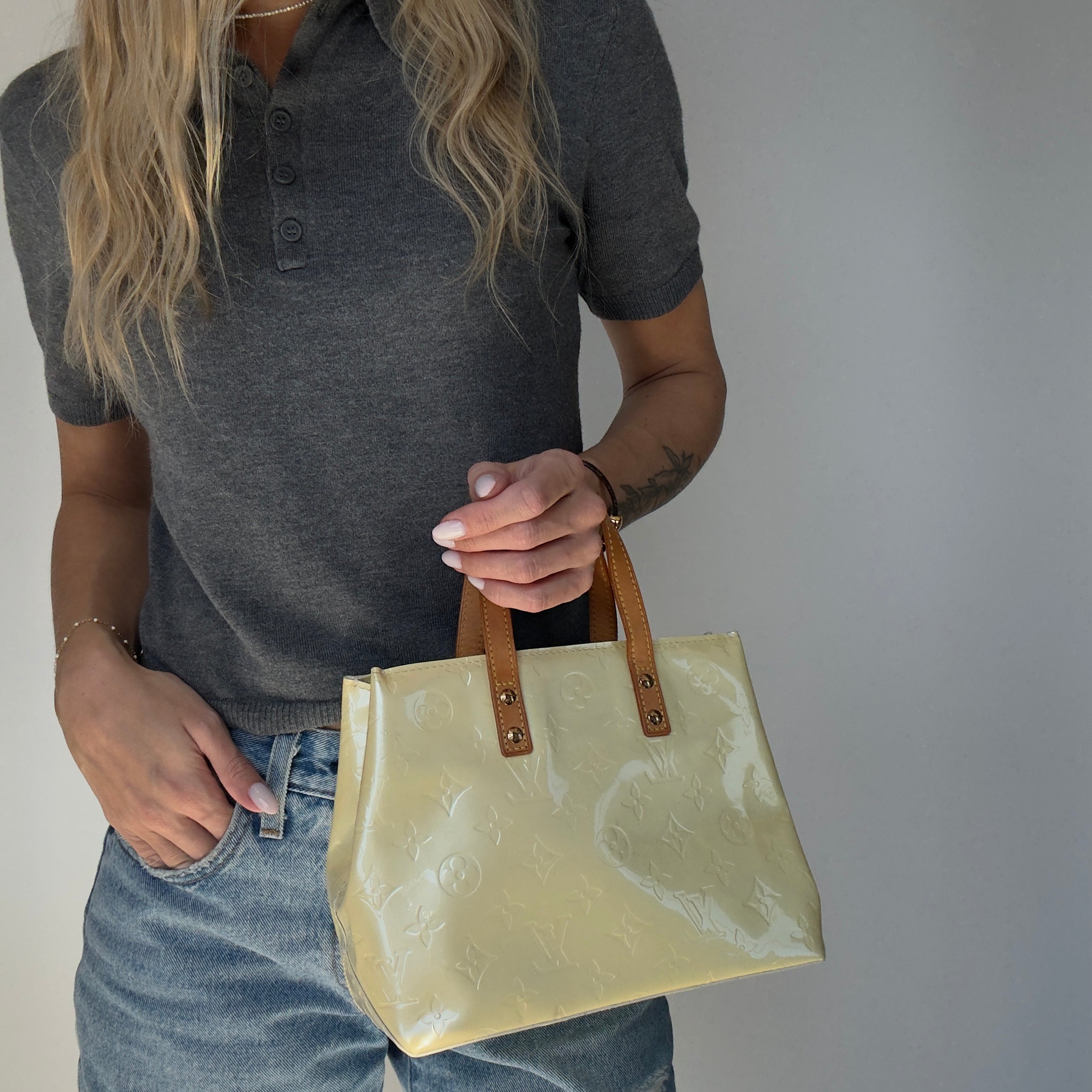 Louis Vuitton Monogram Vernis Reade Yellow - Queen May